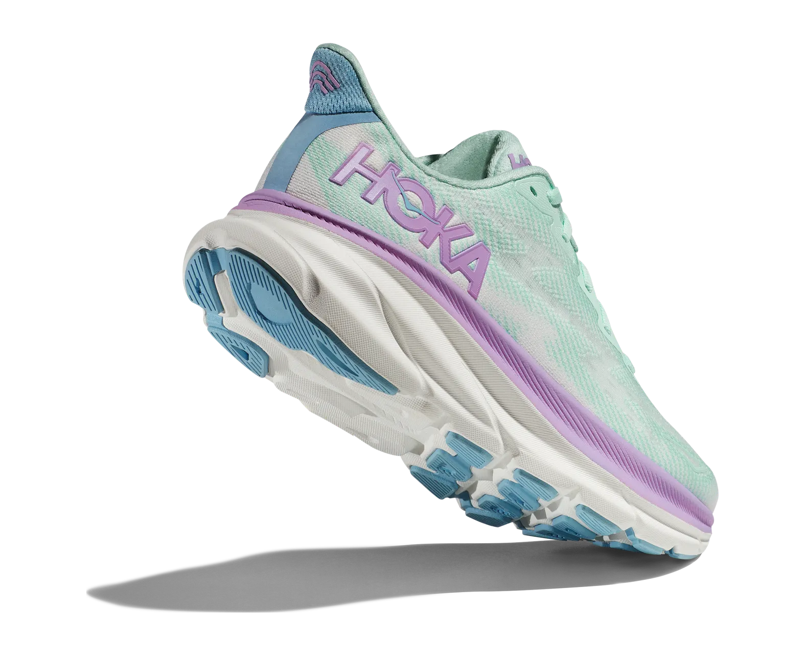 Hoka WOMEN'S CLIFTON 9 SUNLIT OCEAN / LILAC MIST