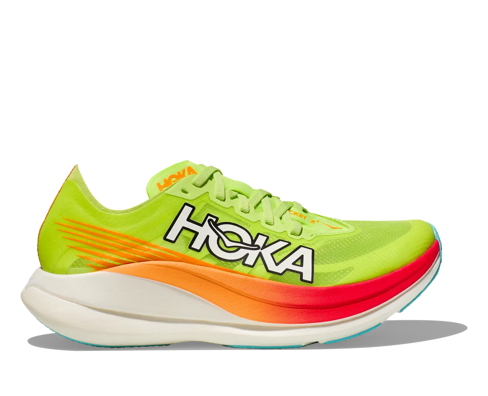 Hoka All Gender ROCKET X 2 LETTUCE / SOLAR FLARE
