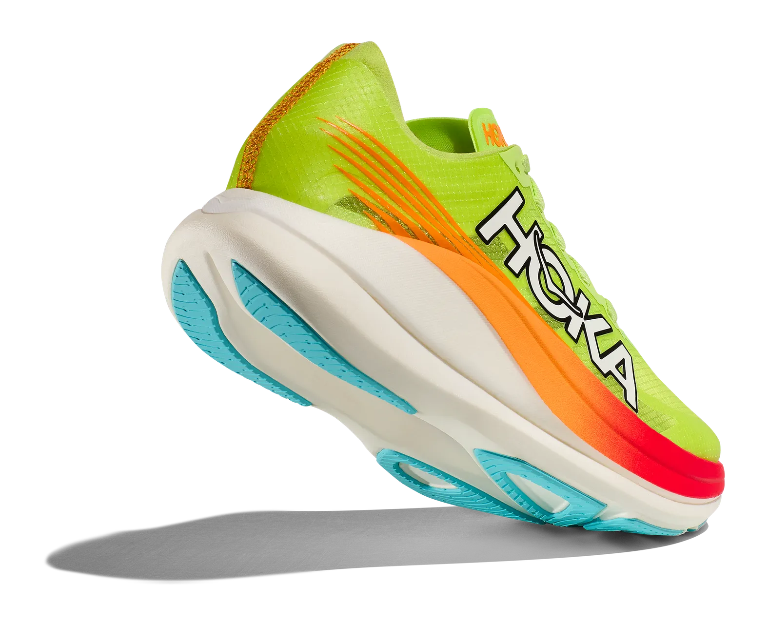 Hoka All Gender ROCKET X 2 LETTUCE / SOLAR FLARE