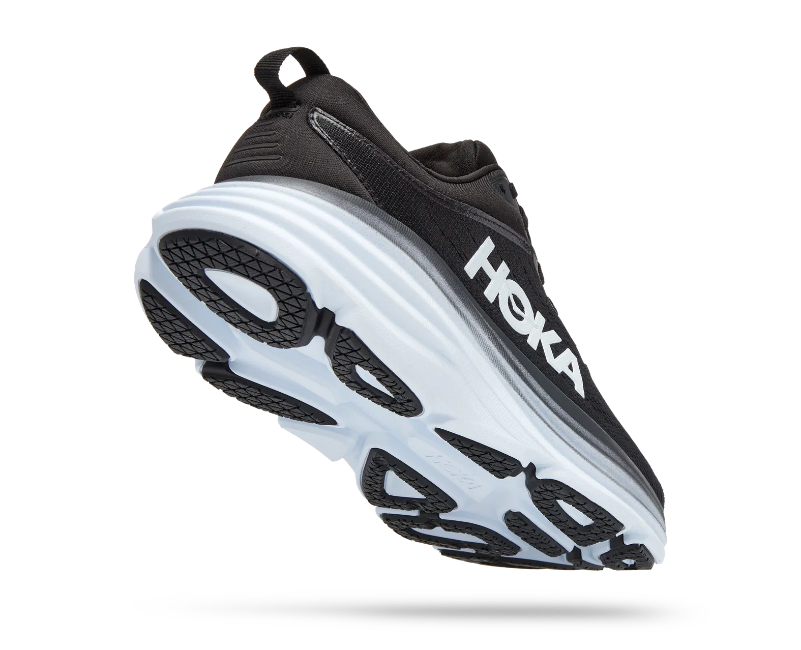 熱い販売 Hoka One One Bondi 8 - Womens Black/White 靴