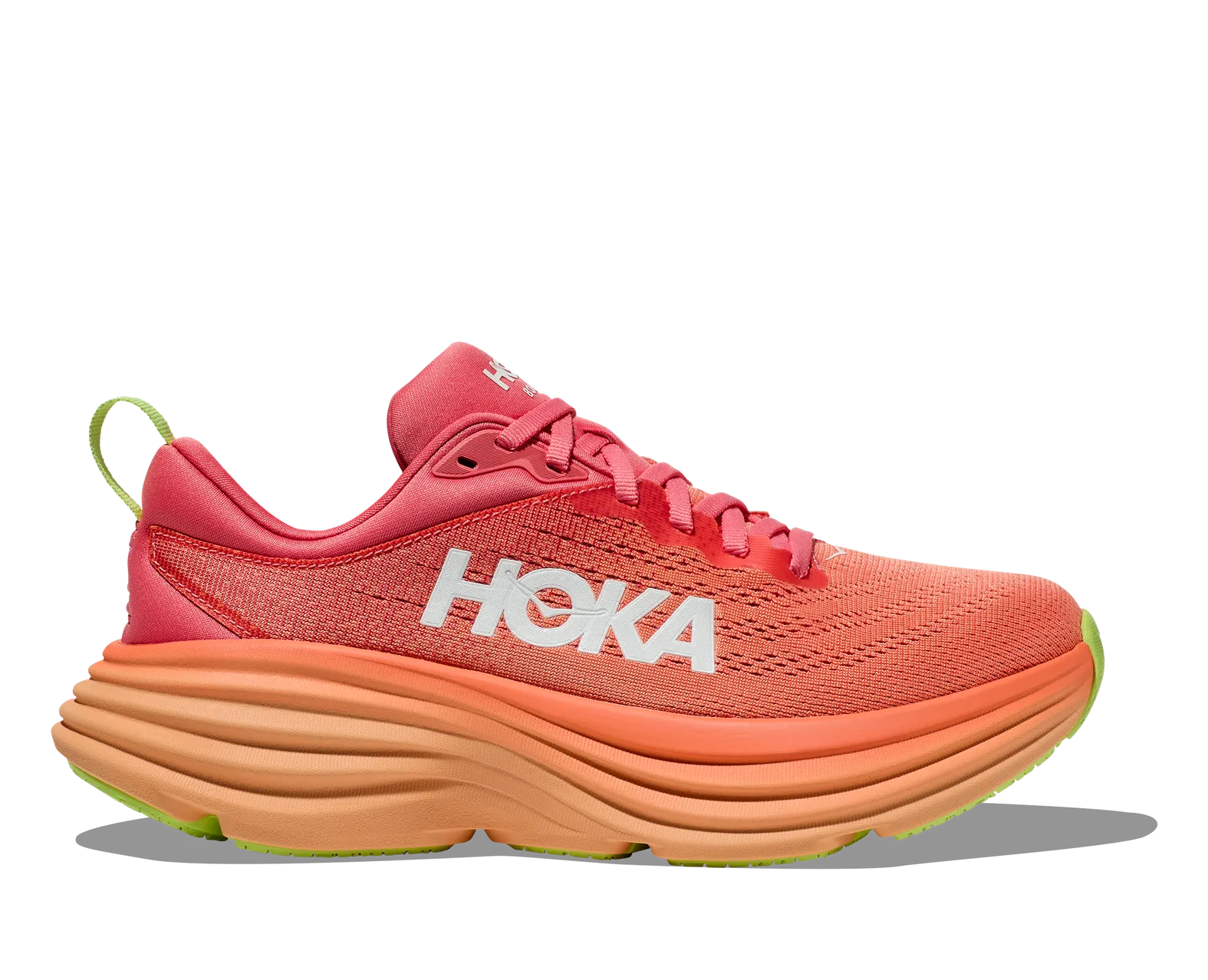 Hoka Women's Bondi 8 Coral/Papaya