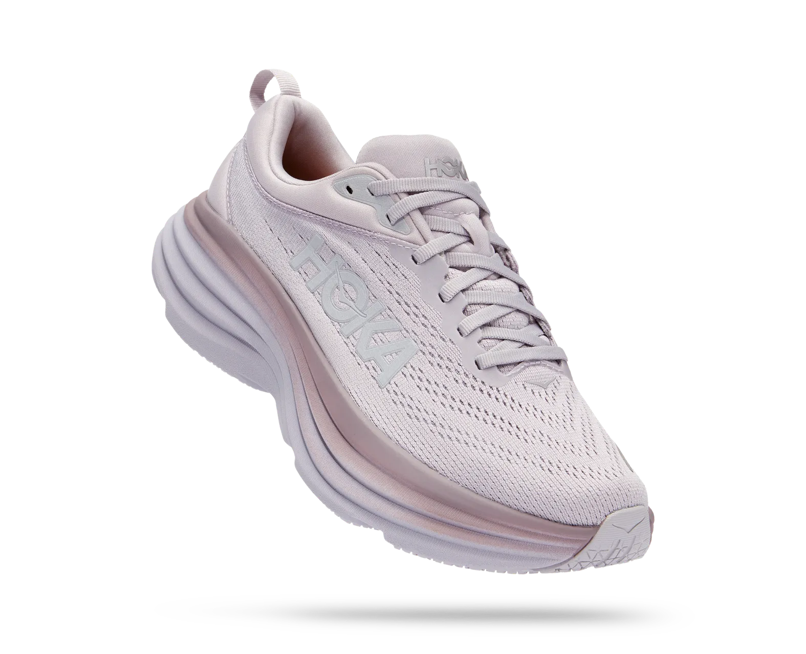 Hoka WOMEN'S BONDI 8 LILAC MARBLE / ELDERBERRY