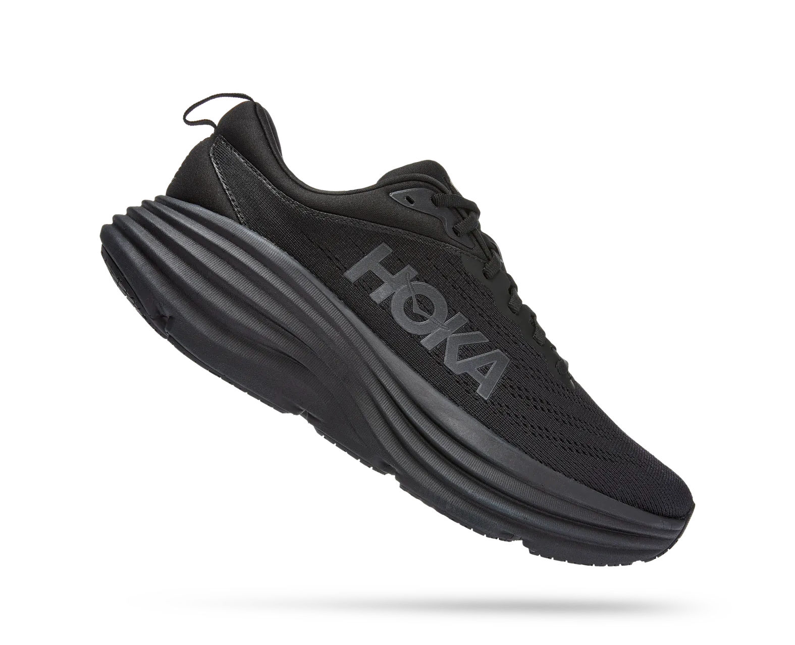 Hoka One One Bondi 8 Mens Wide Size 9 Black Running Shoes Athletic Outdoors Hoka Bondi 9 Men main image 2