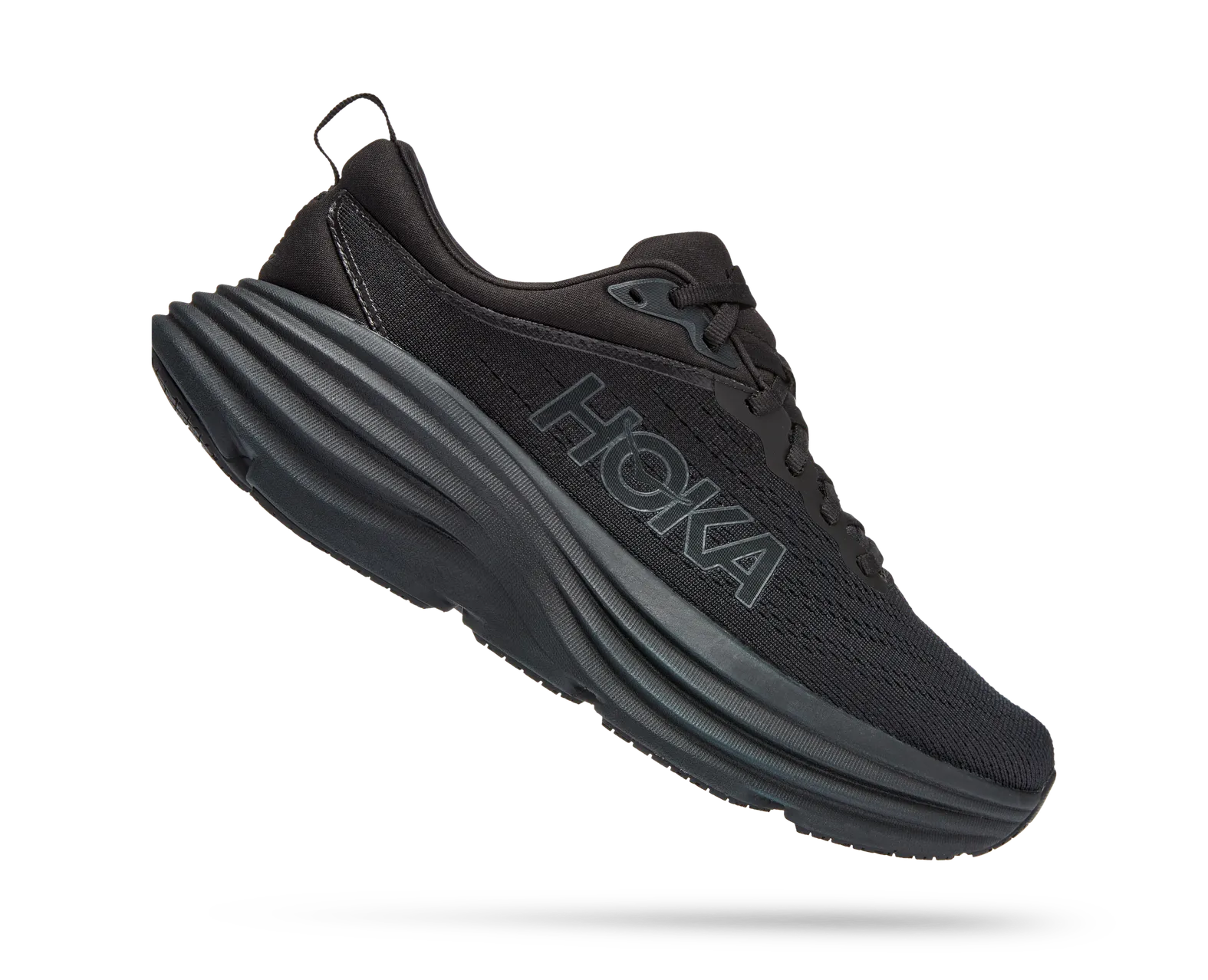 HOKA WOMEN'S BONDI 8 (WIDE) Black/Black