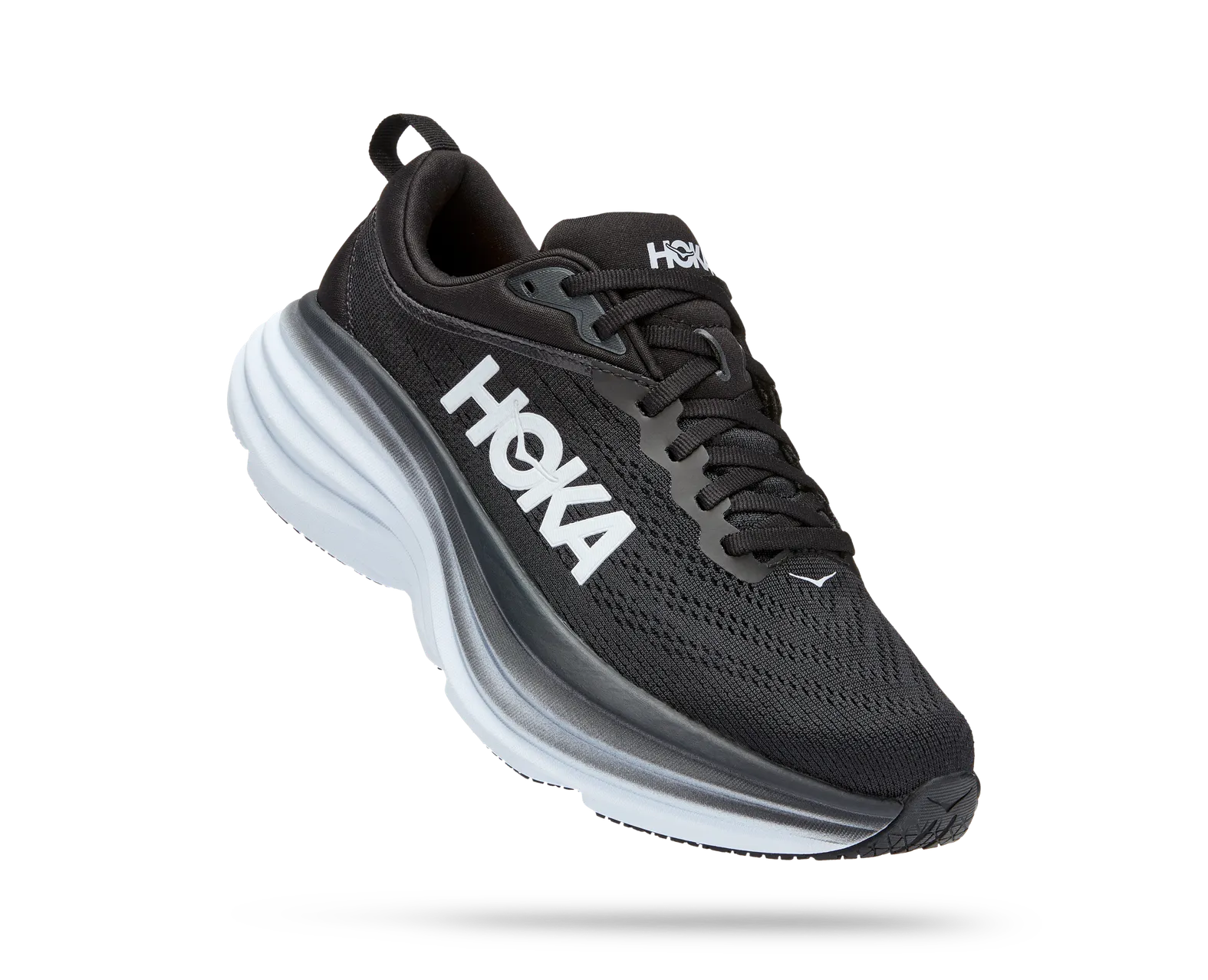 HOKA ONEONE BONDI8 レディース　24.0 Hoka Women's BONDI 8 BWHT Black/White