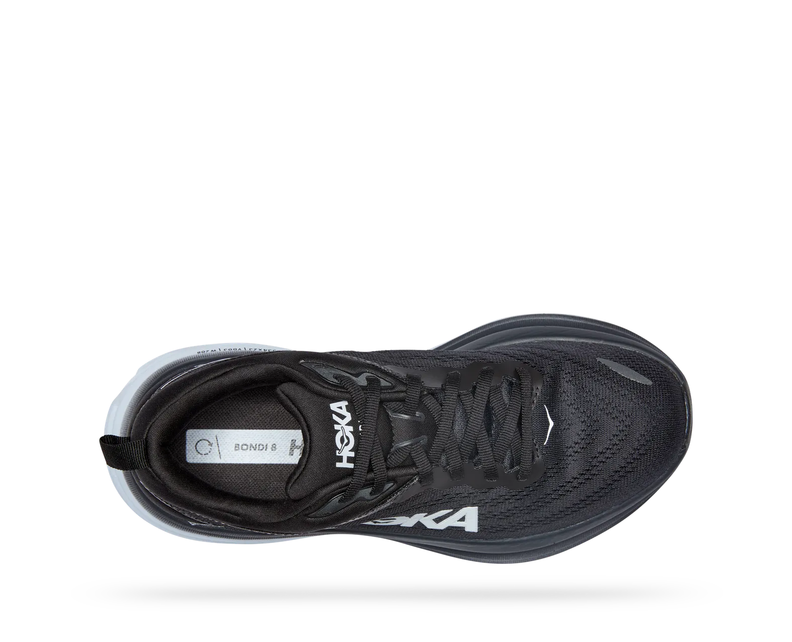 Hoka Women's BONDI 8 BWHT Black/White
