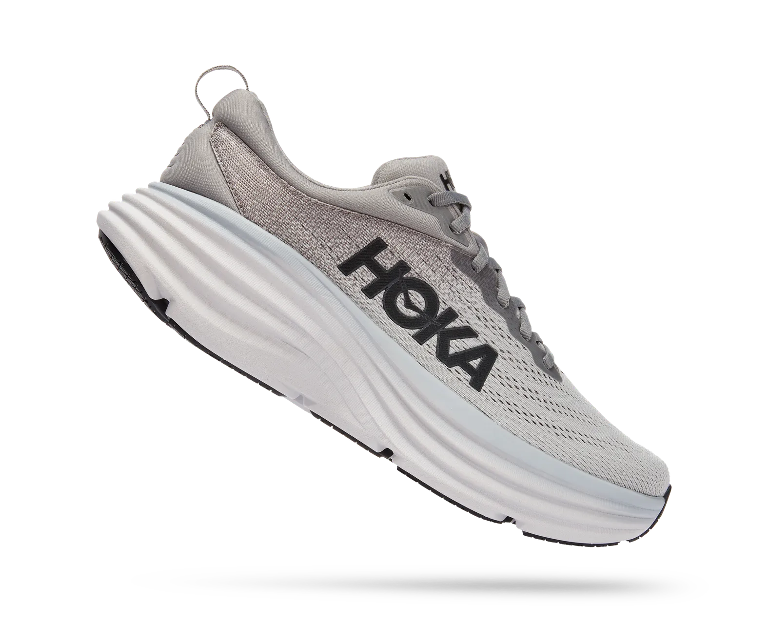 Hoka Men's Bondi 8 X-wide sharkskin/harbor mist