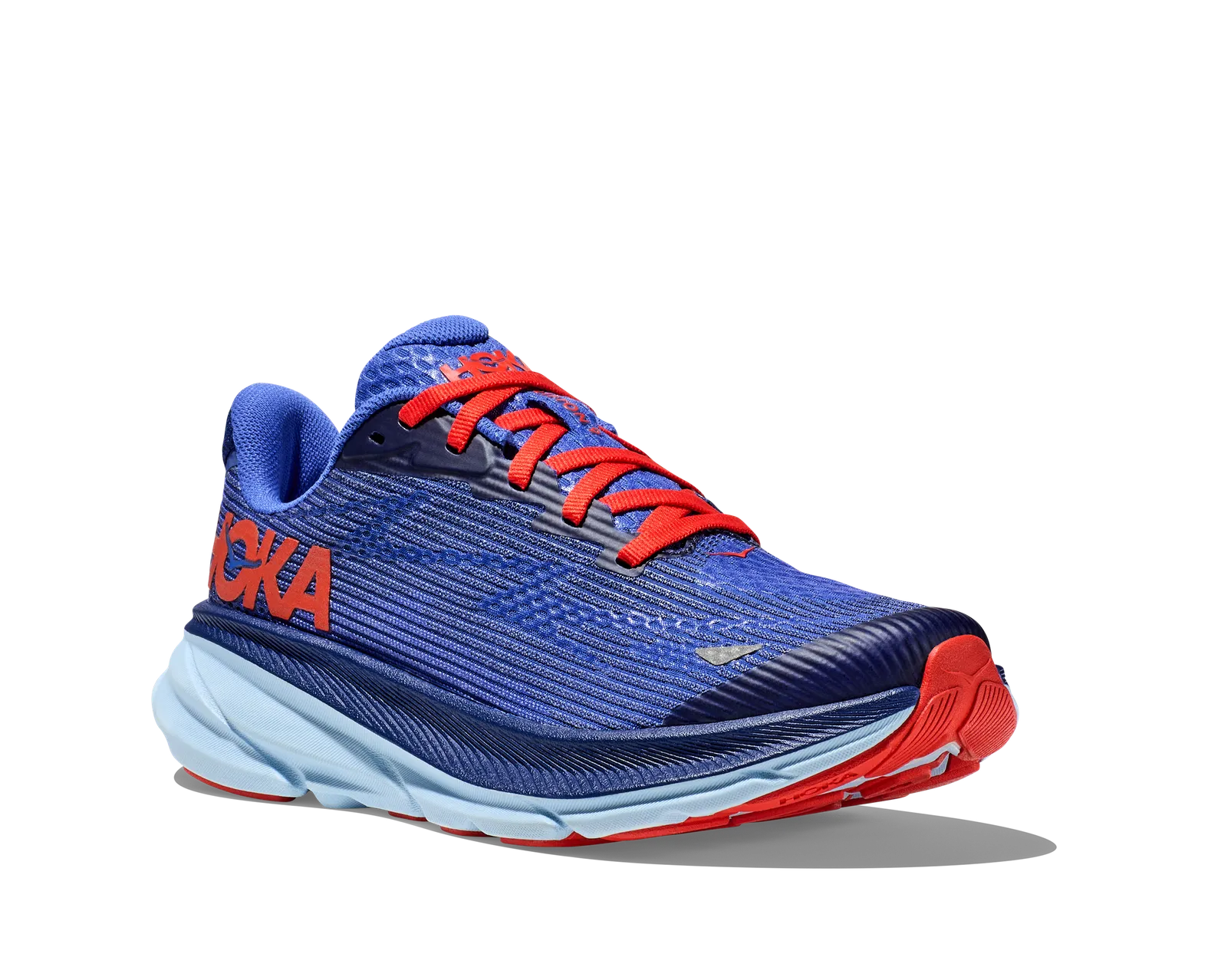 HOKA Youth CLIFTON 9 BELLWETHER BLUE / DAZZLING BLUE