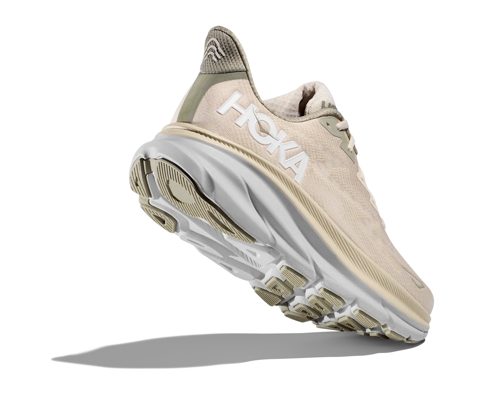 Hoka Men's Clifton 9 Wide OKB OatMilk/Barley