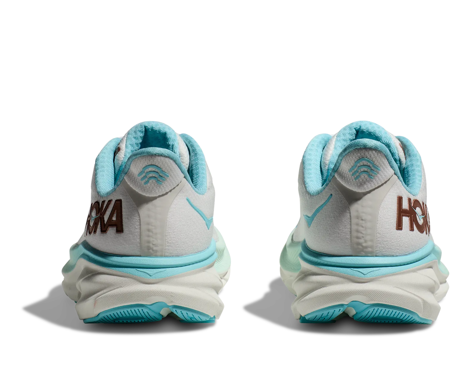 Hoka Women's Clifton 9 Wide Frost/Rose Gold