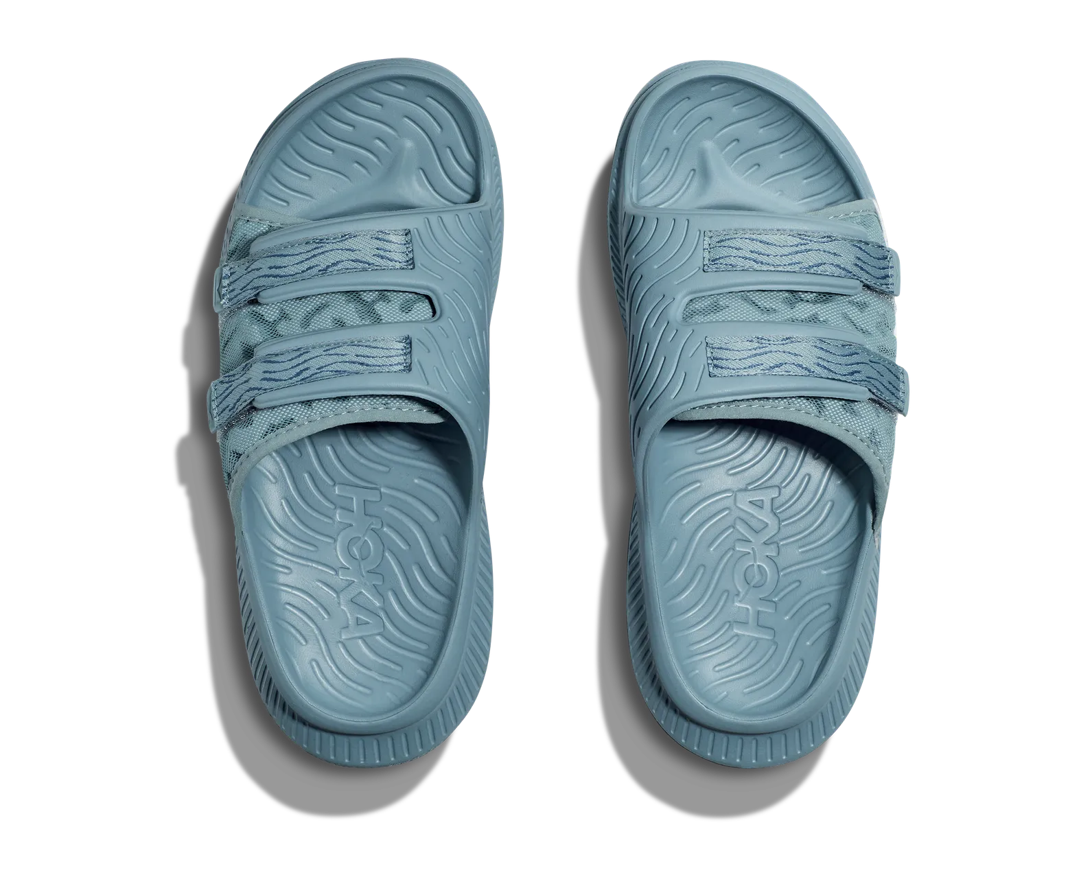 HOKA ALL GENDER ORA LUXE STONE BLUE / BLUESTEEL
