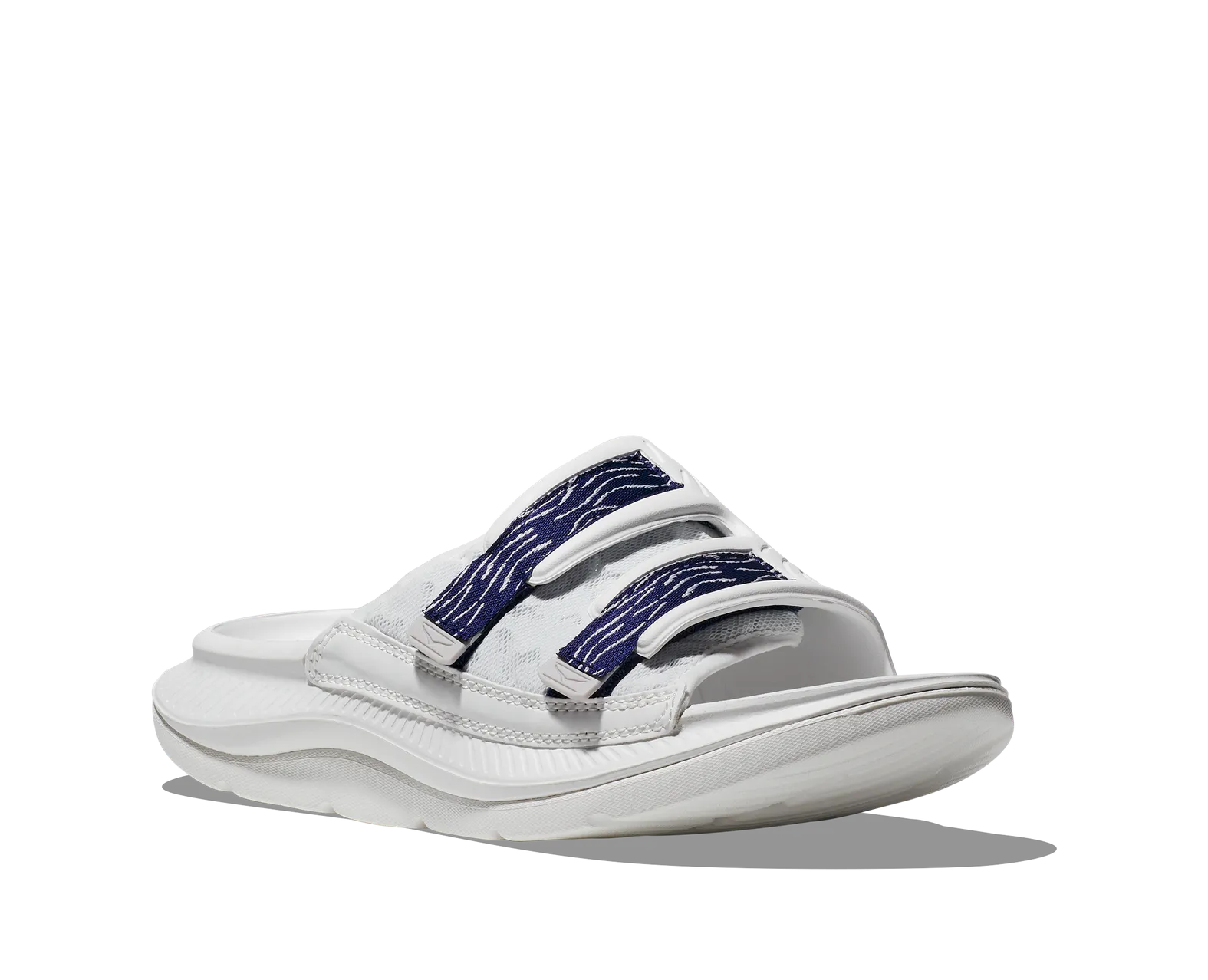 HOKA Ora Luxe - White/Bellwether Blue - Goodmiles Running Company