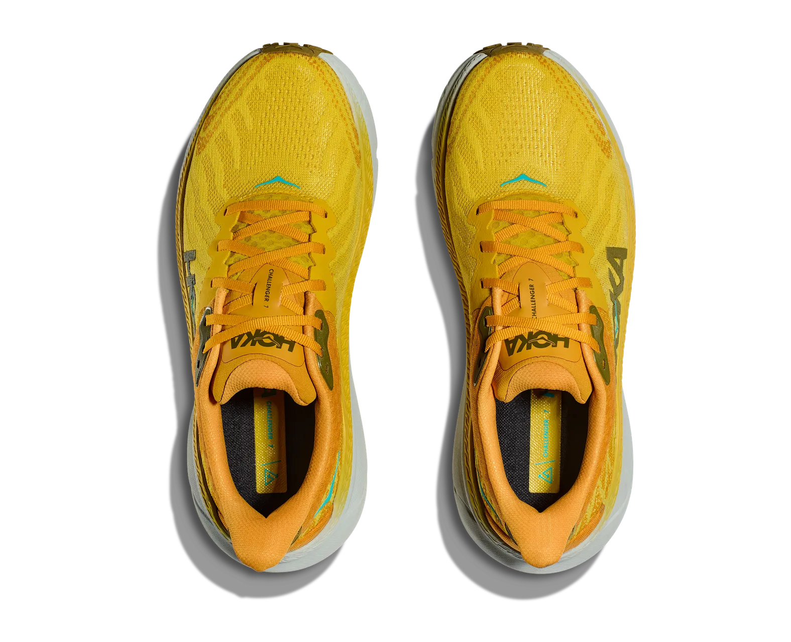 HOKA MEN'S CHALLENGER 7 PASSION FRUIT / GOLDEN YELLOW