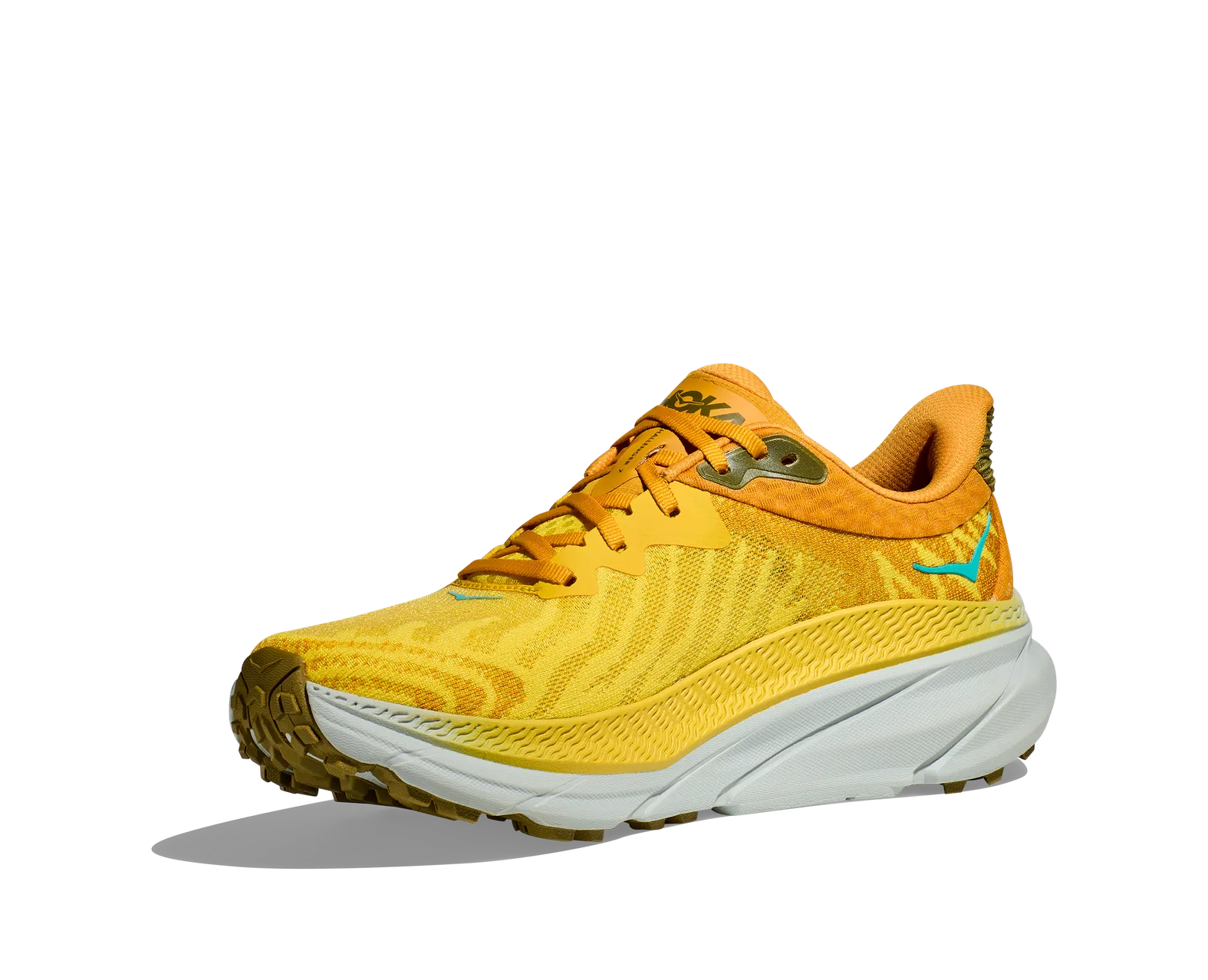 HOKA MEN'S CHALLENGER 7 PASSION FRUIT / GOLDEN YELLOW