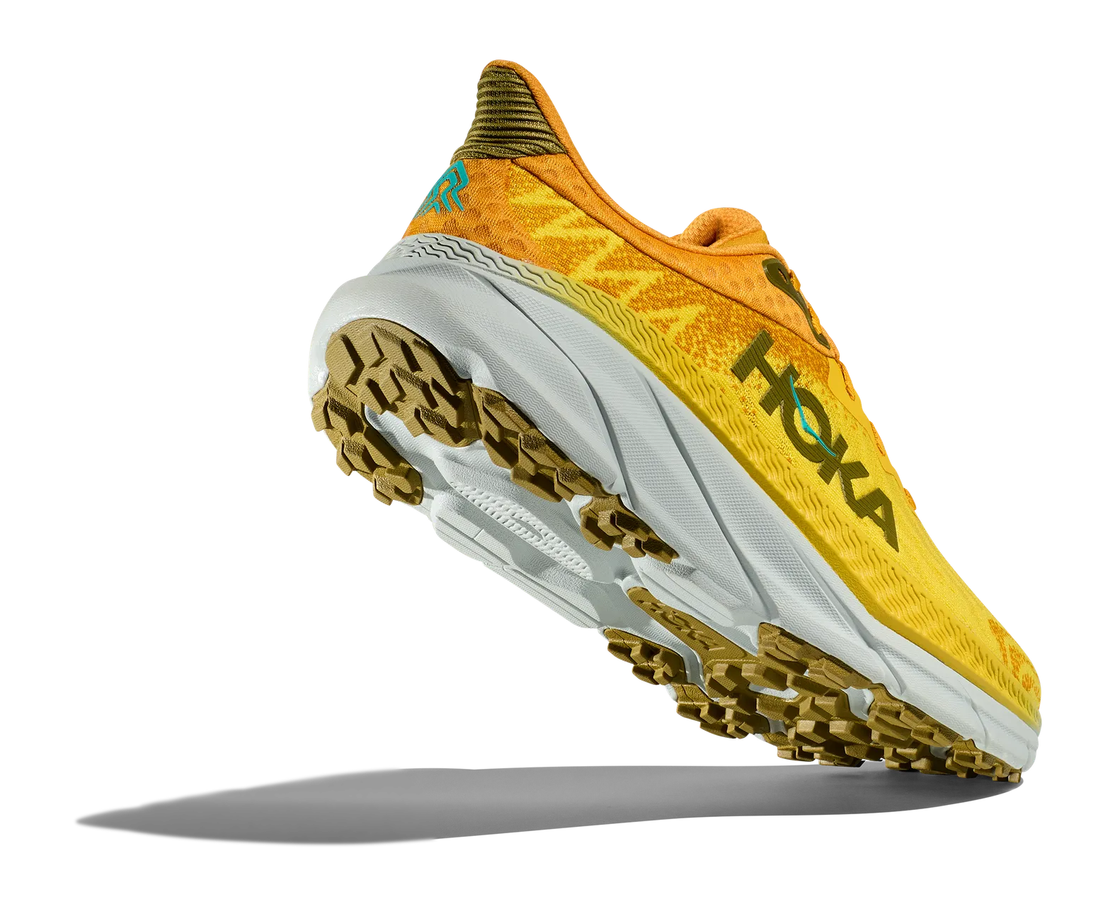 HOKA MEN'S CHALLENGER 7 PASSION FRUIT / GOLDEN YELLOW