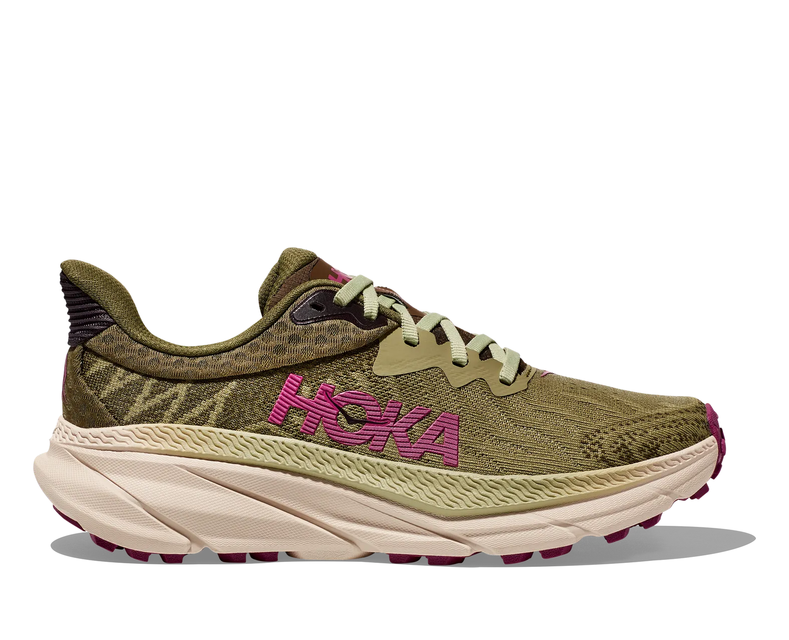 Hoka Women's CHALLENGER ATR 7 WIDE FBT ForestFloor/BeetRoot
