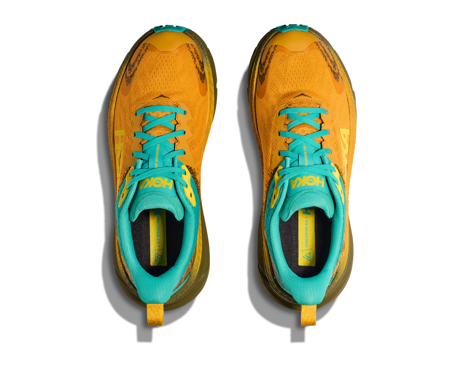 HOKA ONE ONE Challenger ATR 7 Men Sz 7 Trail Running Shoes Orange/Yellow Sneaker HOKA Challenger ATR 7 - Trail running shoes Men main image 4