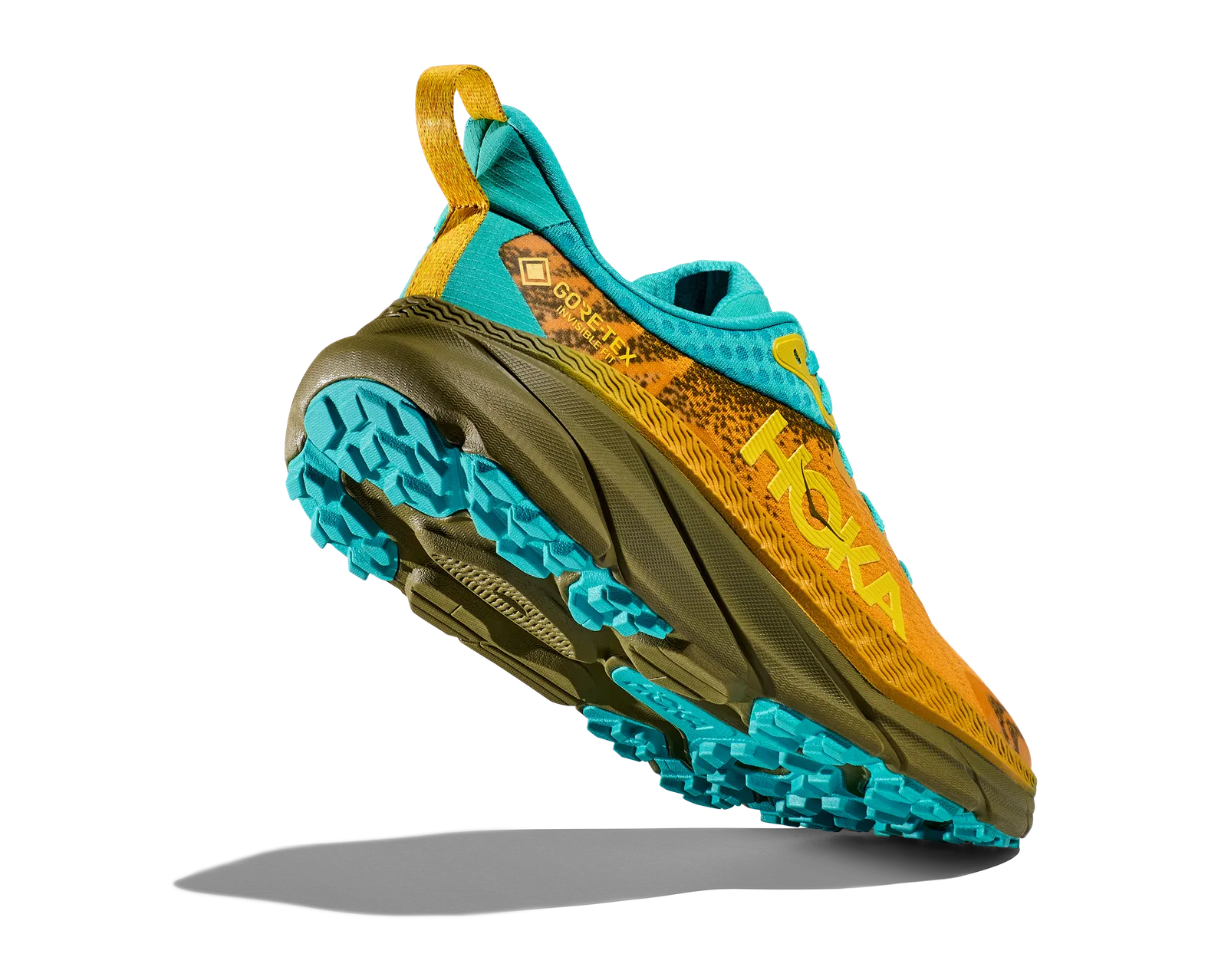 Hoka One One Men\'s Golden Yellow Avocado Challenger ATR 7 GTX Running Shoes 12D Hoka Challenger ATR 7 Review: A Clifton For The Wild Side  main image 3