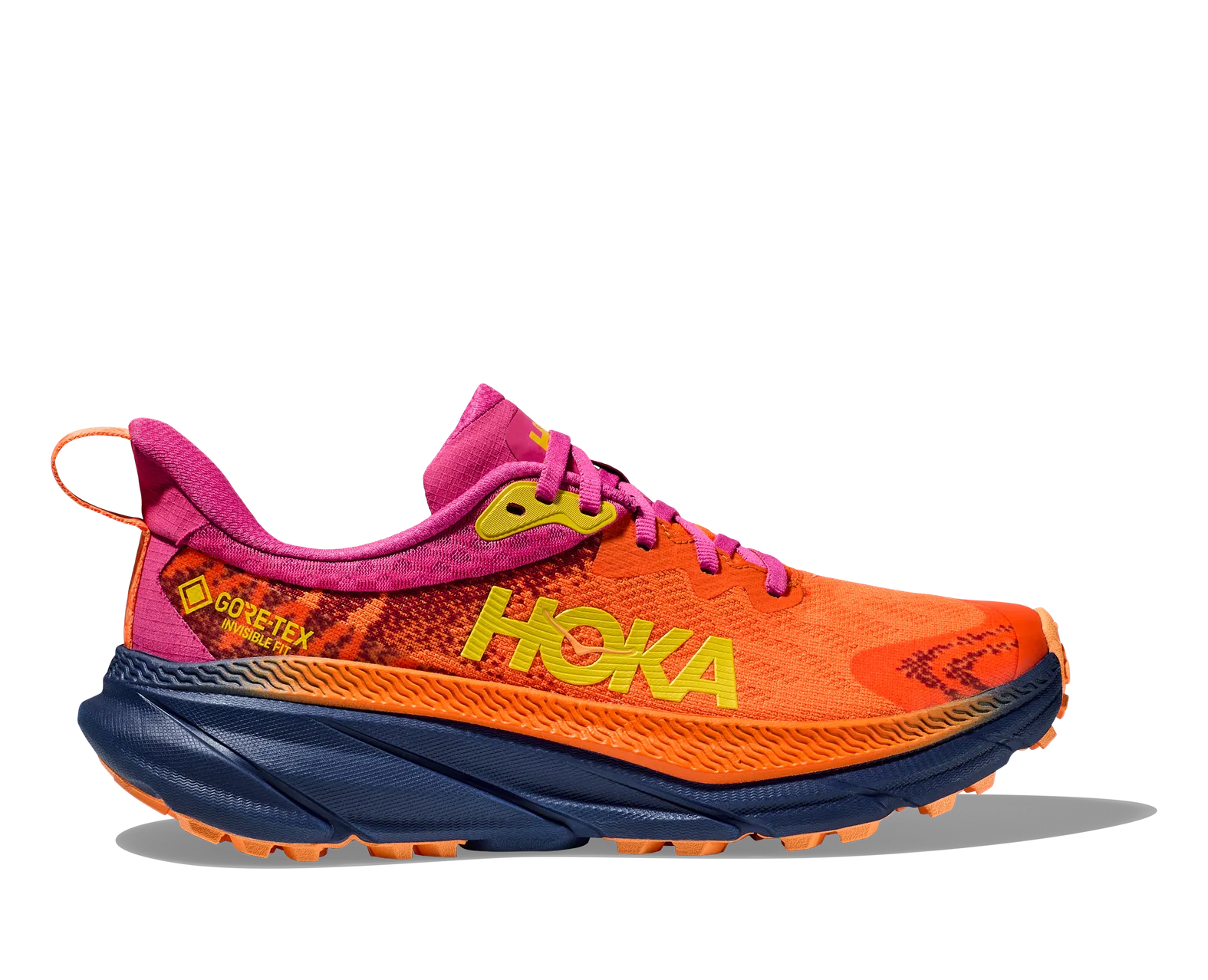 HOKA WOMEN'S CHALLENGER 7 GTX VIBRANT ORANGE / PINK YARROW