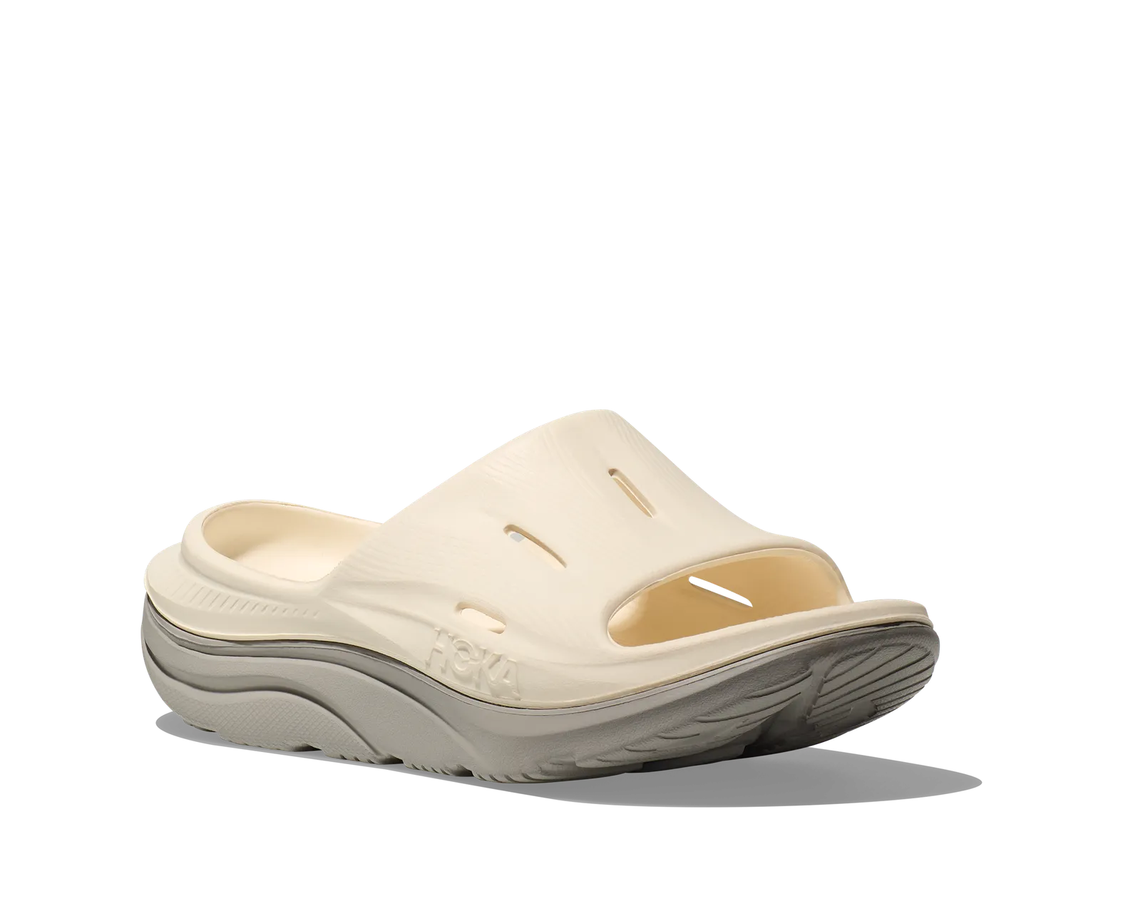 Hoka Unisex Ora Recovery Slide 3 Alabaster/Stardust