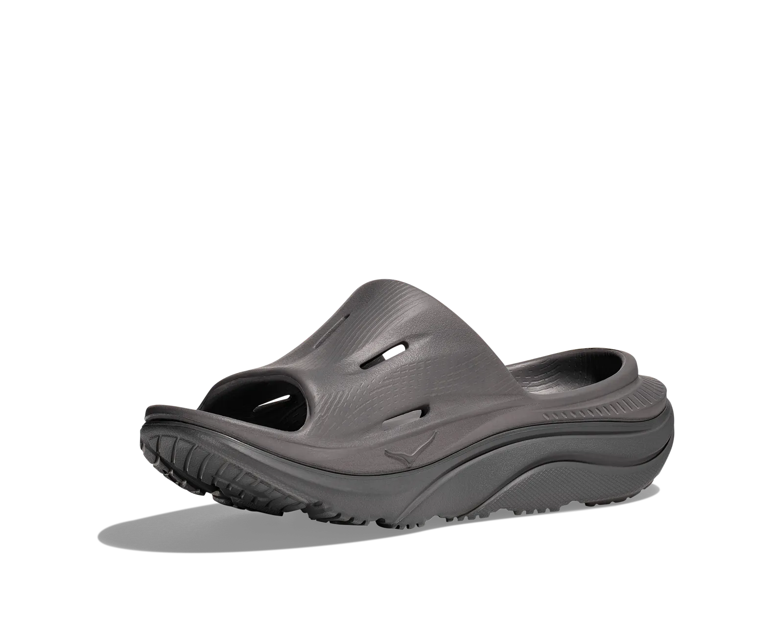 Hoka Ora Recovery Slide Gray Rubber Slip On US Size Men 14 No Box Hoka Ora Recovery Slide 3 - Grey - Grey – Fit2Run main image 2