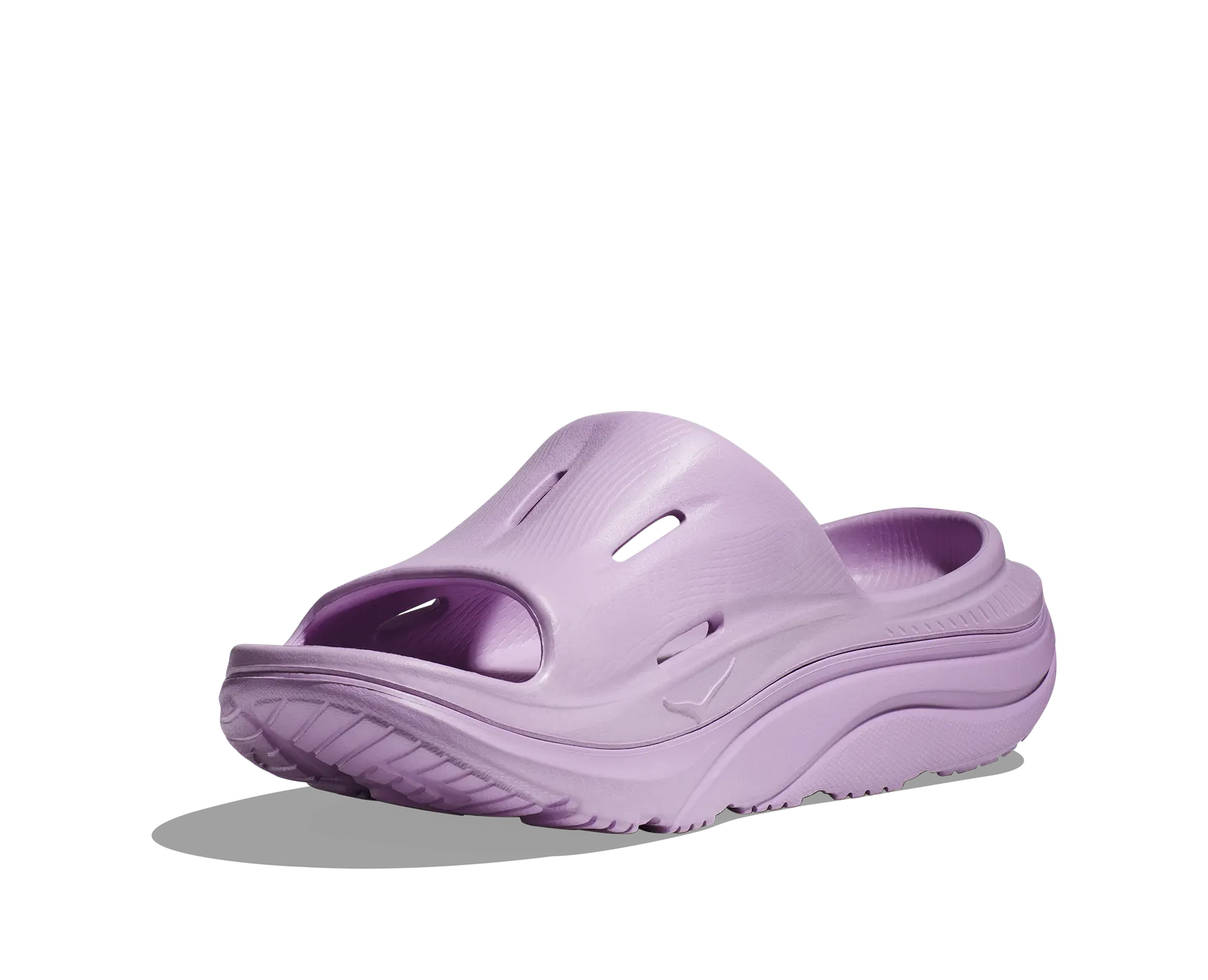 New Hoka Ora Recovery Slide 3 sandals in Violet Bloom Hoka One One Ora Recovery Slide 3 Vibrant Bloom Sorbet Men main image 4