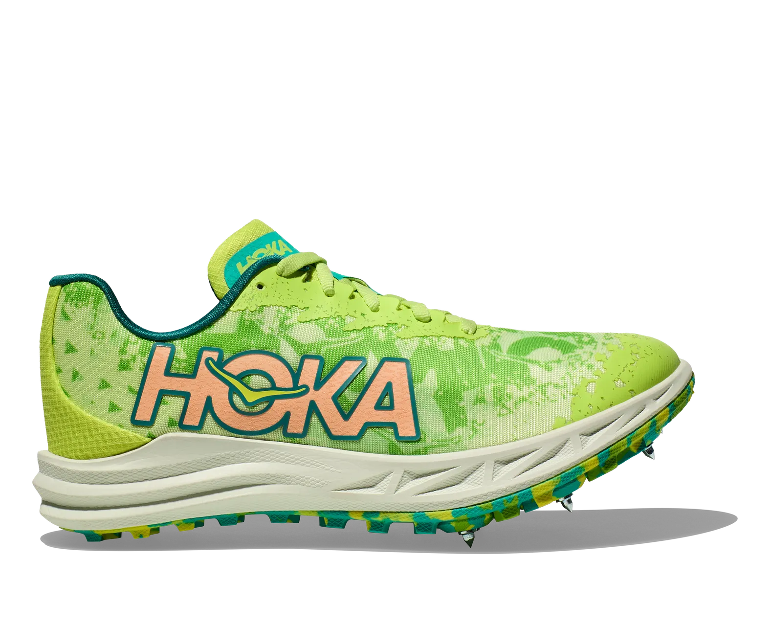 HOKA Unisex Crescendo XC Spikes LETTUCE / ELECTRIC LIME
