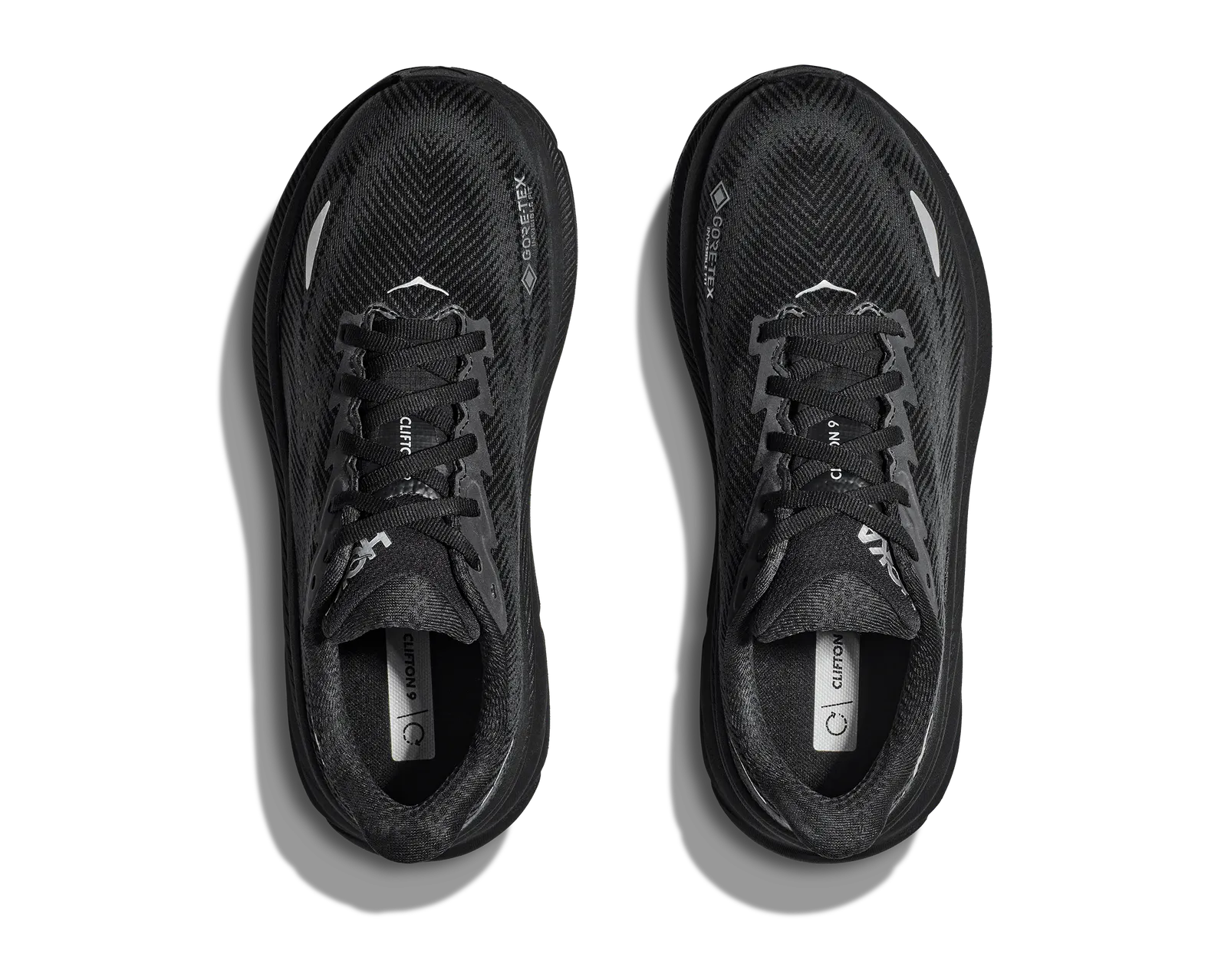 Hoka Men's CLIFTON 9 GTX BLACK / BLACK