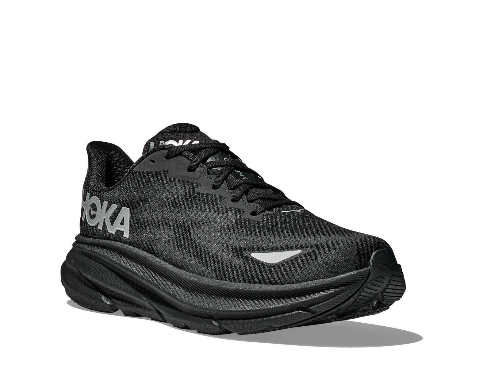 HOKA Women's Clifton 9 GTX BLACK / BLACK