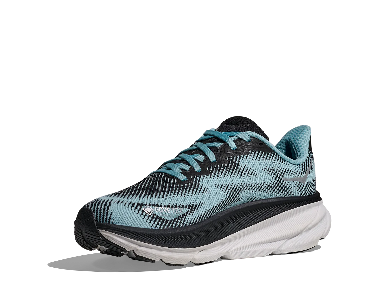 Hoka Women's CLIFTON 9 GTX BLACK / RAINDROP