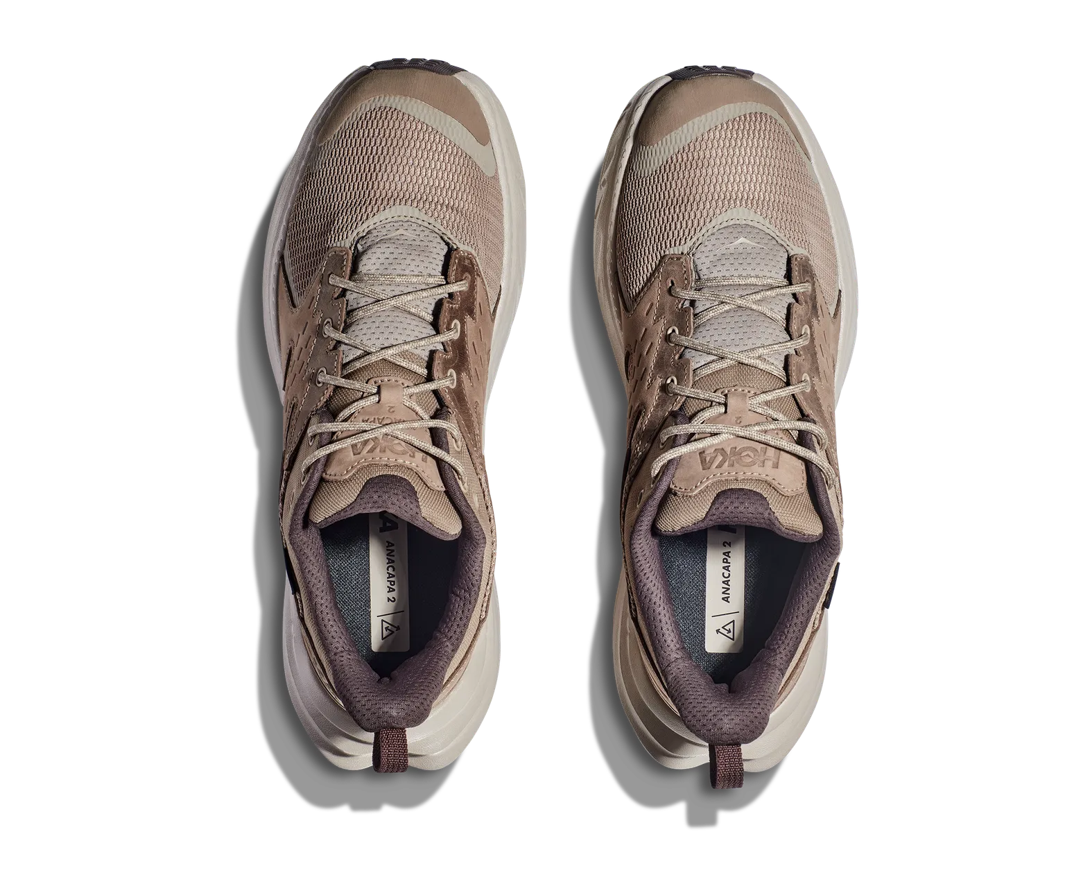 Hoka Men\'s Anacapa 2 Low Tactical Mesh Runner - Tan, 14D Men main image 3