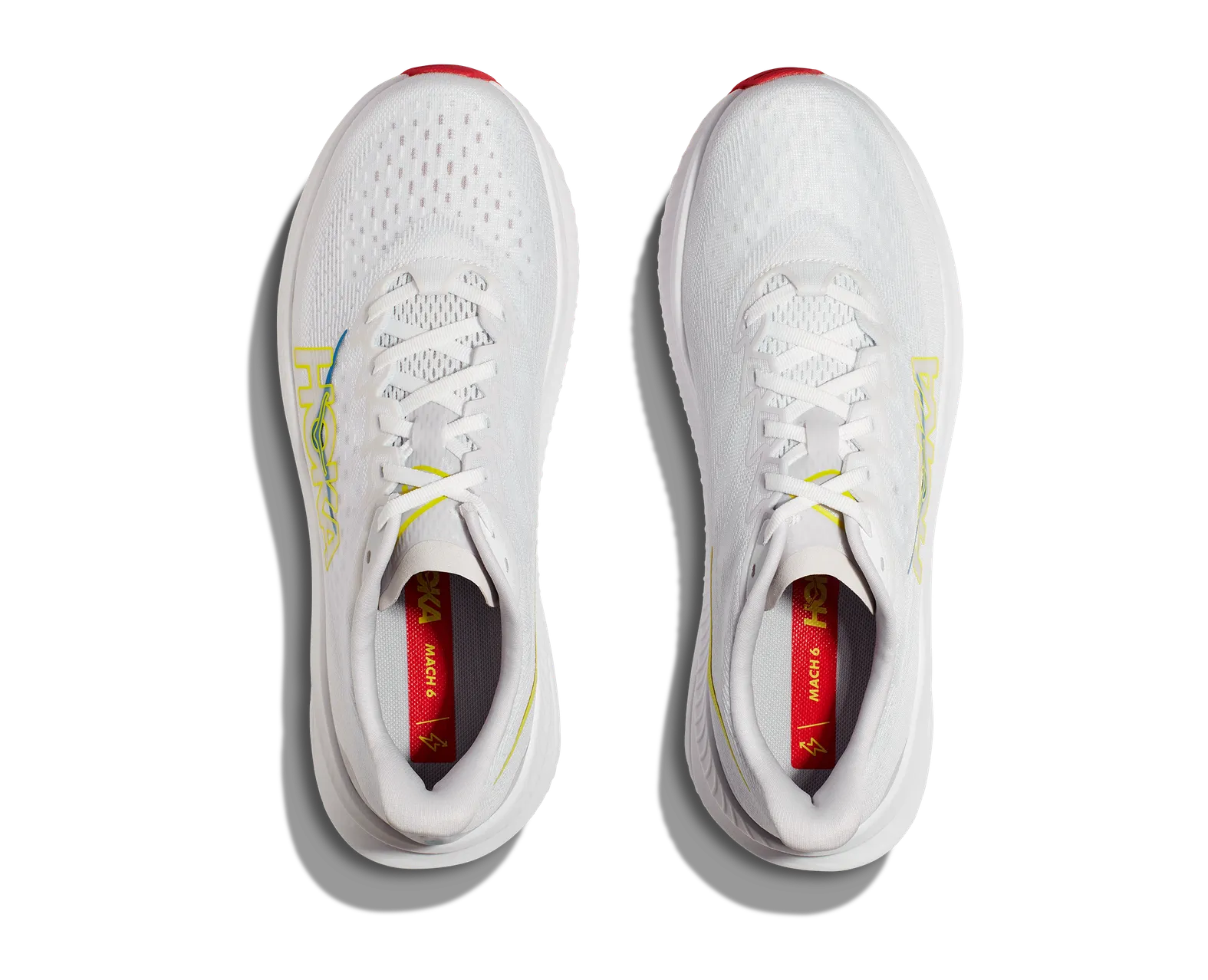 Hoka MEN'S MACH 6 WHT/NIMBUS CLOUD