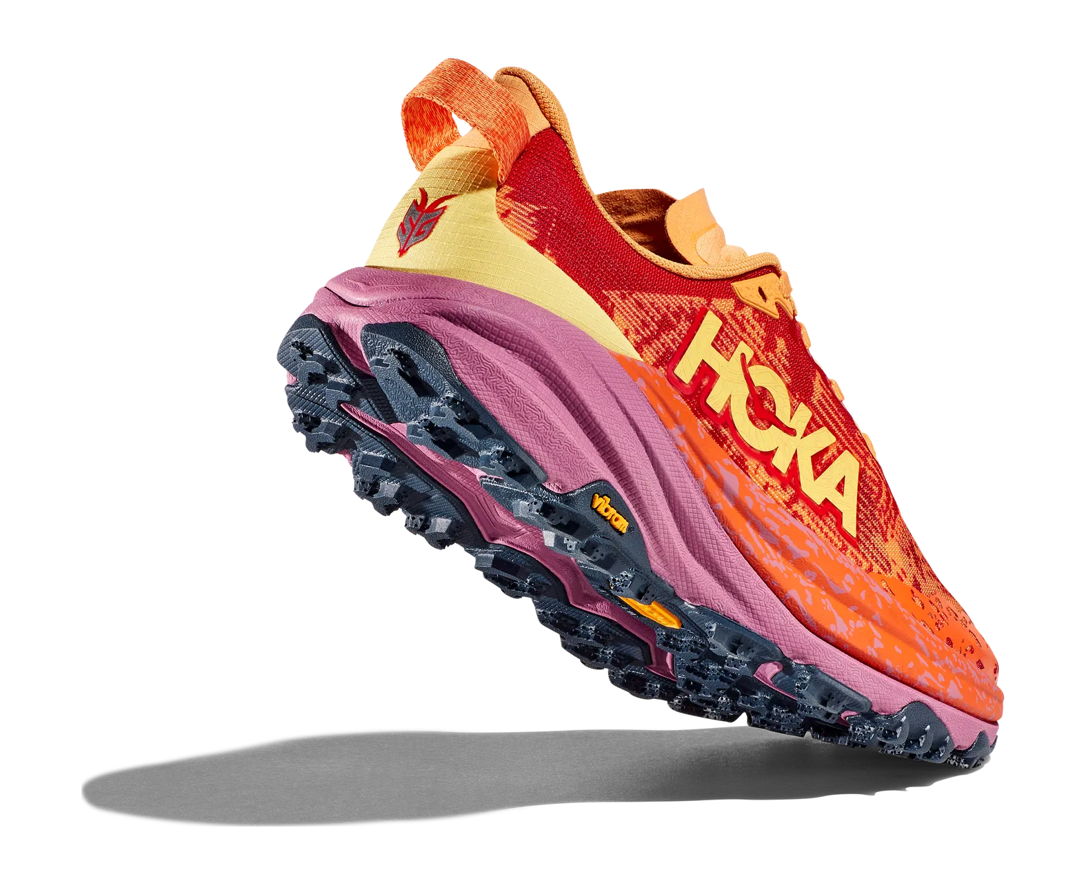 Hoka Men's SPEEDGOAT 6 WIDE SRBT Sherbet/BeetRoot
