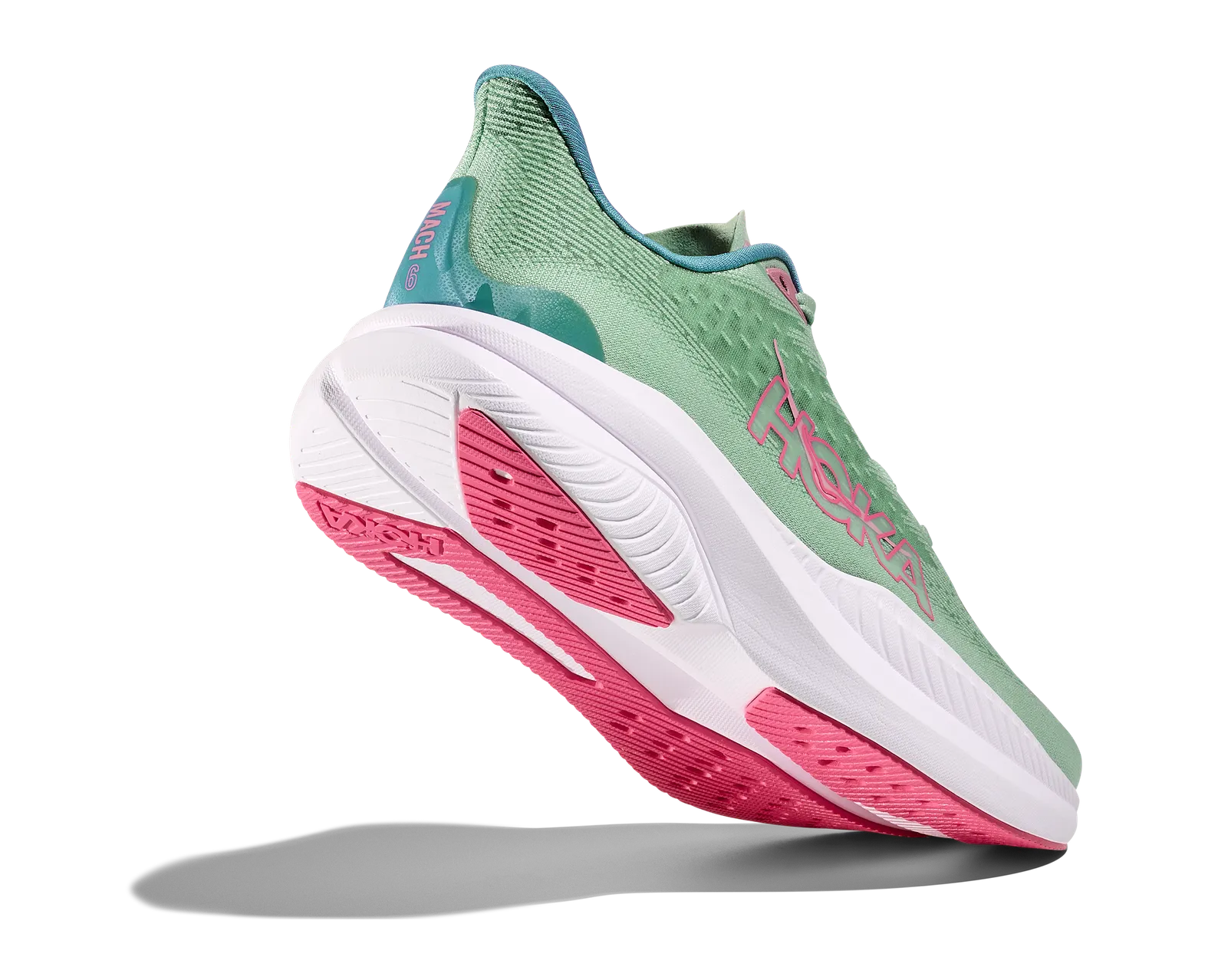 Macha Hoka Women's MACH 6 WIDE JADEITE / ALPINE BLUE