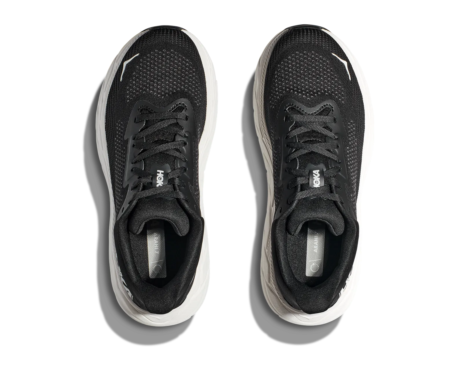 HOKA W. ARAHI 7 WIDE BLACK/WHITE display picture 2