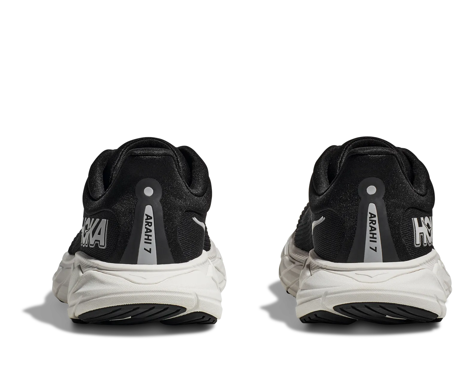 HOKA One One HOKA Arahi 7 Wide Black White Running Shoe 7.5 2E Men’s/Women’s 8.5 HOKA W. ARAHI 7 WIDE BLACK/WHITE main image 2