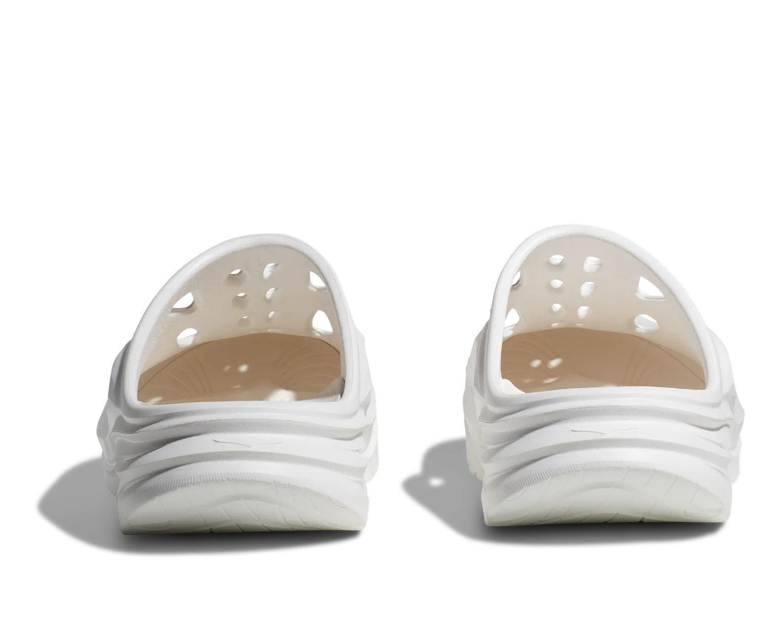 Hoka All Gender Ora Recovery Mule White/White