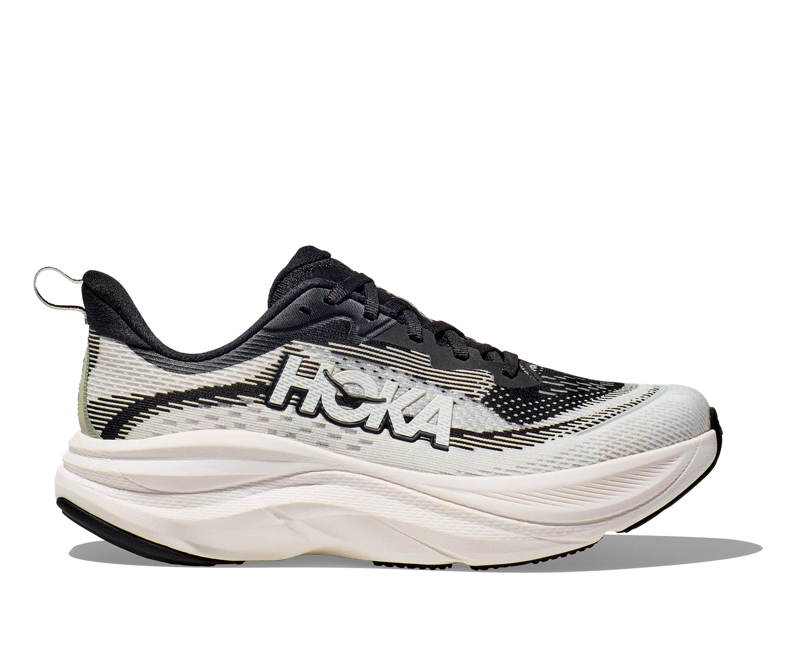 HOKA Women's Skyflow BLACK/WHITE