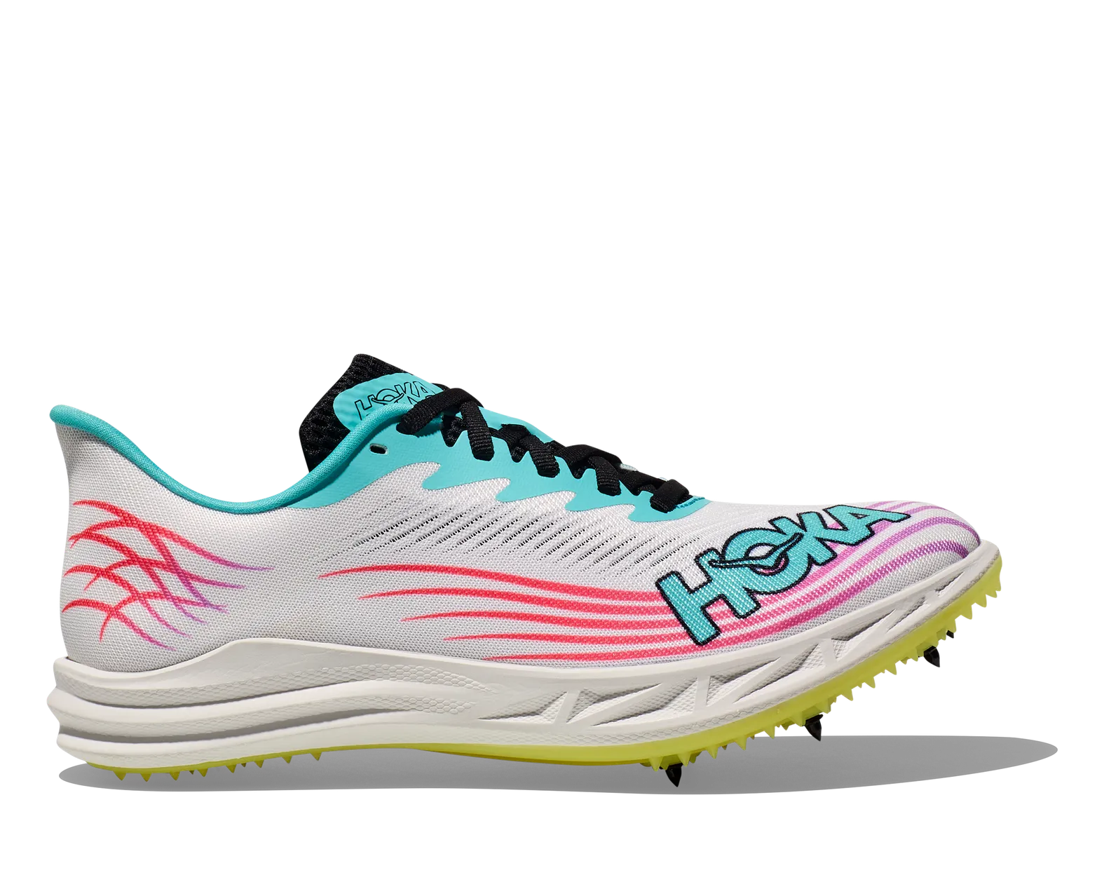 HOKA Unisex Unisex Crescendo MD 2 Track Spikes WHITE / CIELO BLUE