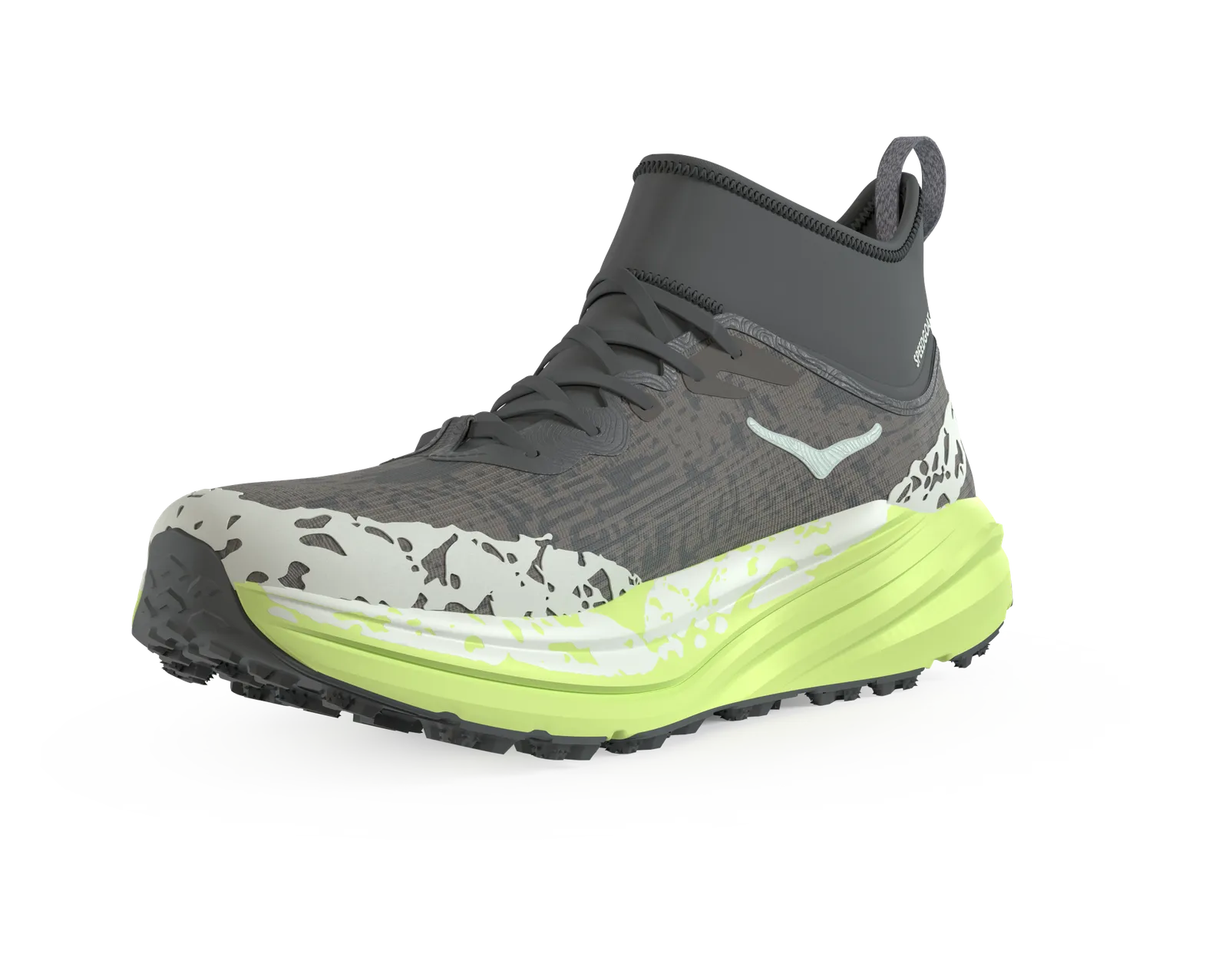 Hoka Men's SPEEDGOAT 6 MID GTX OUTER ORBIT / LETTUCE