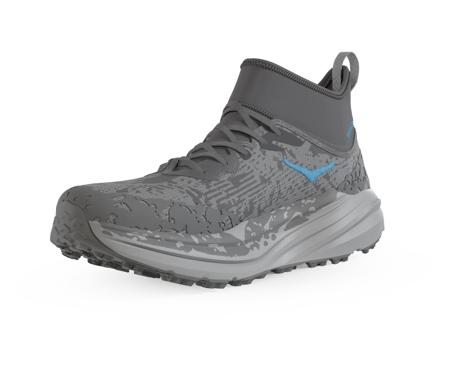 Hoka Men's SPEEDGOAT 6 MID GTX SATELLITE GREY / STARDUST