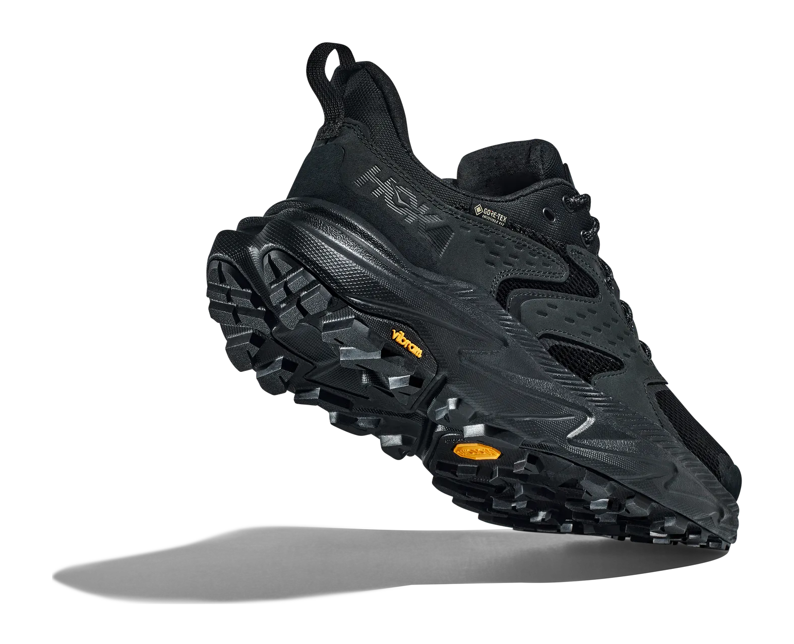 HOKA Men's ANACAPA 2 LOW GTX WIDE BLACK / BLACK