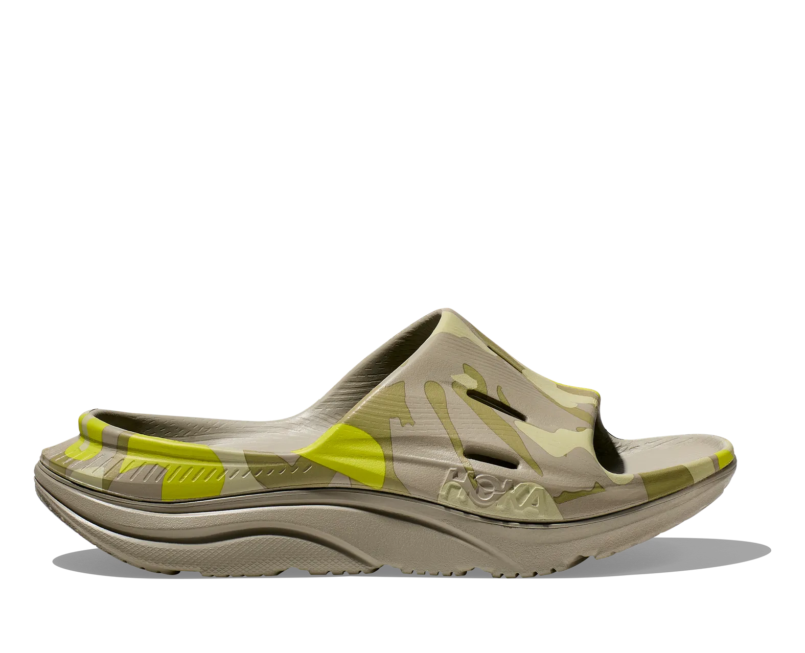 Hoka U ORA SLIDE 3 CAMO BARLEY / SEEDLING
