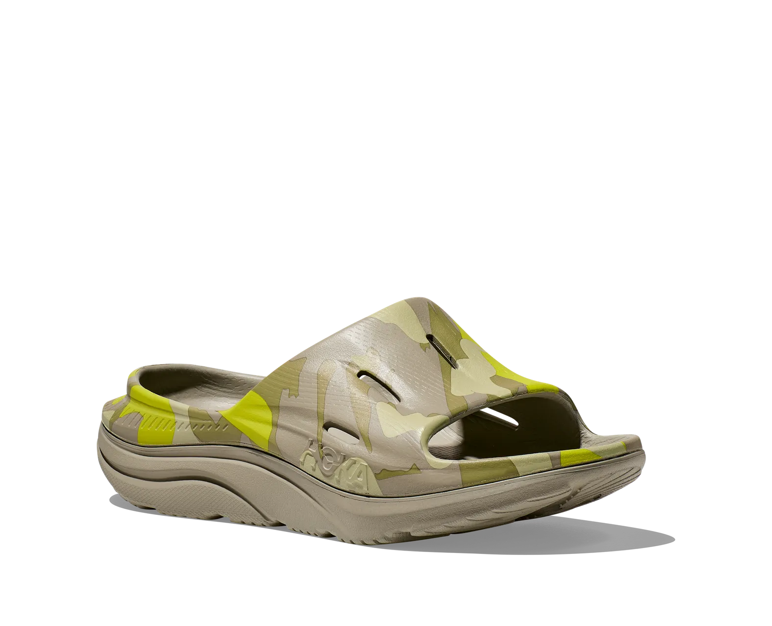 HOKA Men\'s U Ora Recovery Slide Sandals White Camo Blue Green NWT sz 11 Hoka Ora Slide 3 Camo SKU: 9920031 - YouTube main image 3
