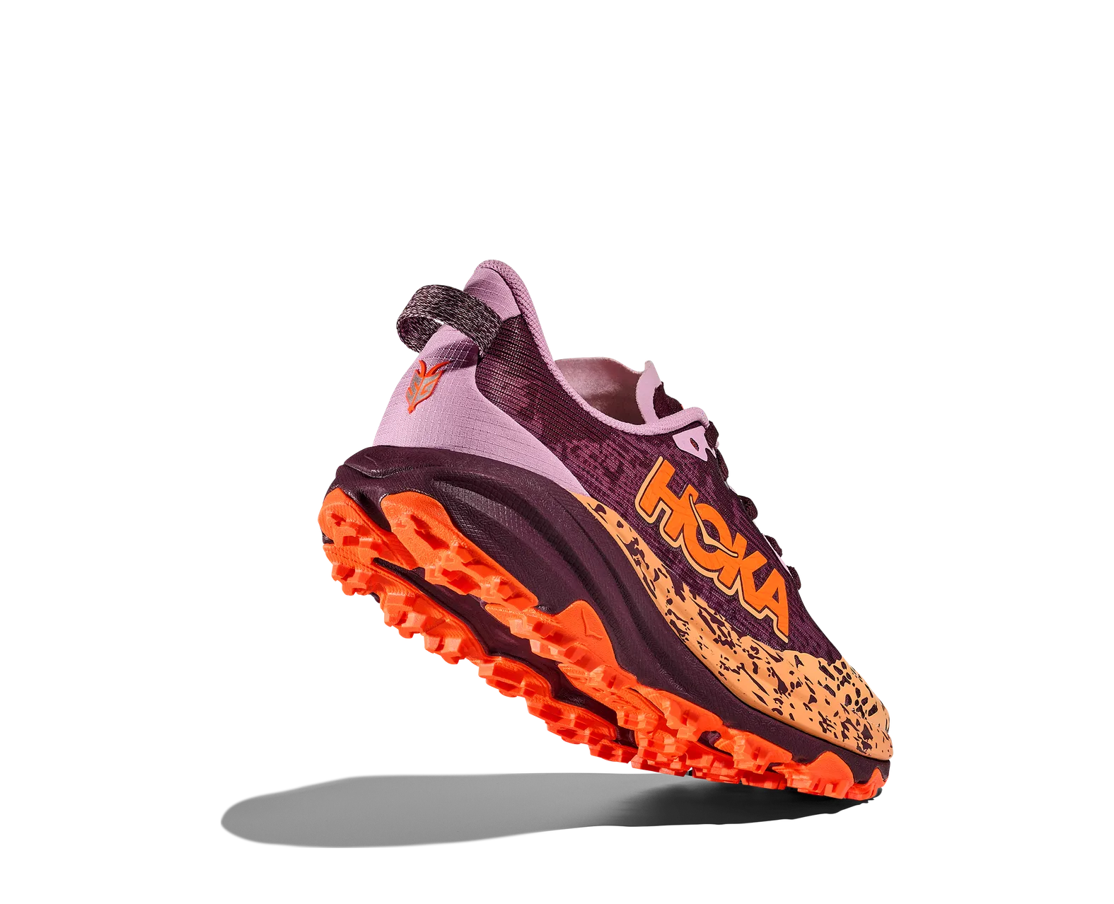 Hoka Big Kids SPEEDGOAT 6 FLOWER NECTAR / NEON TANGERINE