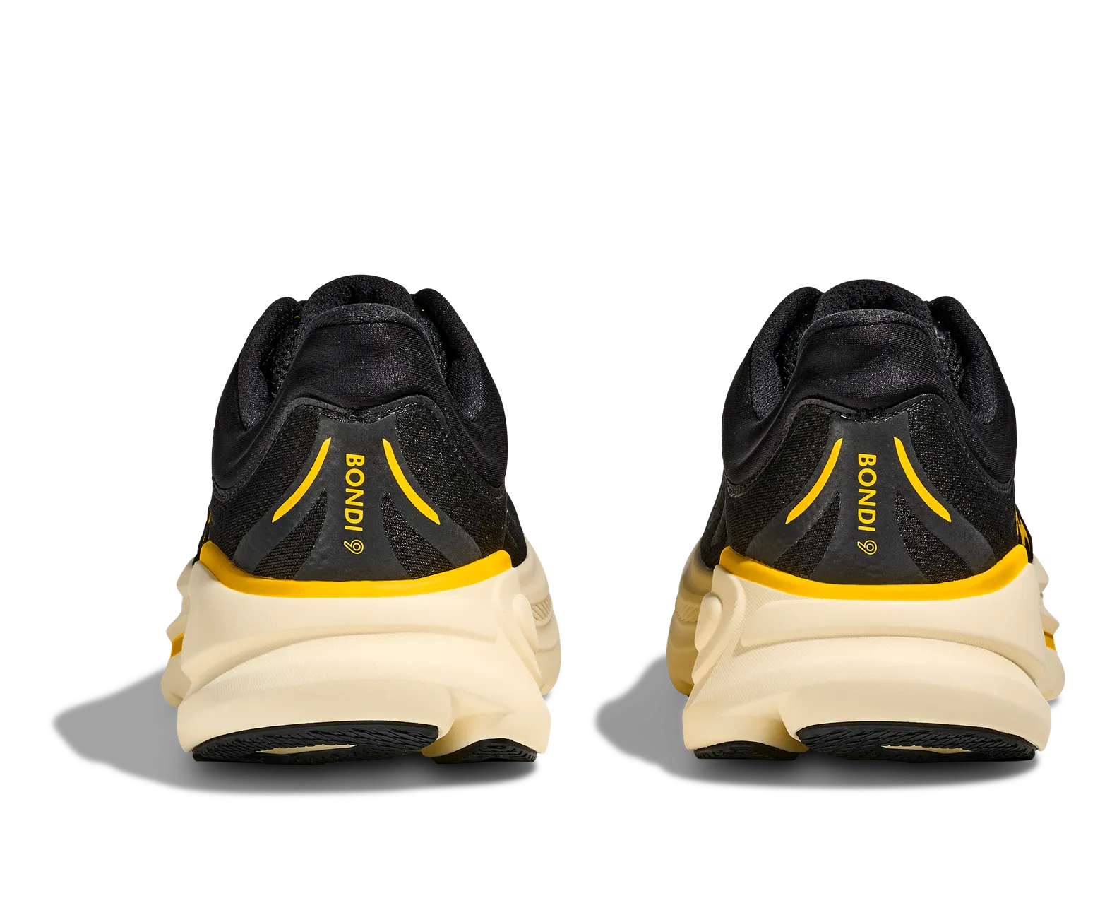 【ヒットり】ホカオネオネ ボンダイ9 イエローゴールド×ブラック 27.0 Hoka Men's Bondi 9 CARBON BLACK / YELLOW GOLD