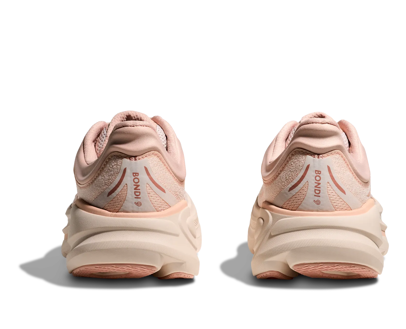 Hoka Women's Bondi 9 (Wide) Rose Latte / Rose Cream