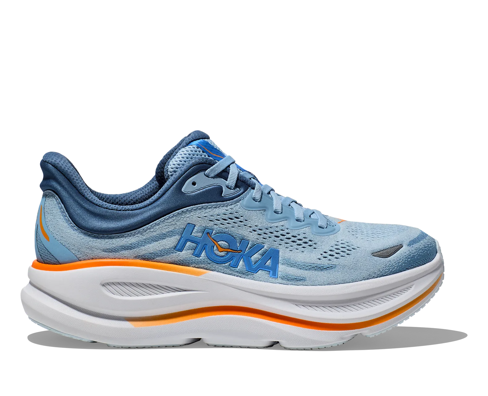 Hoka Men's Bondi 9-XWide Drizzle/Downpour