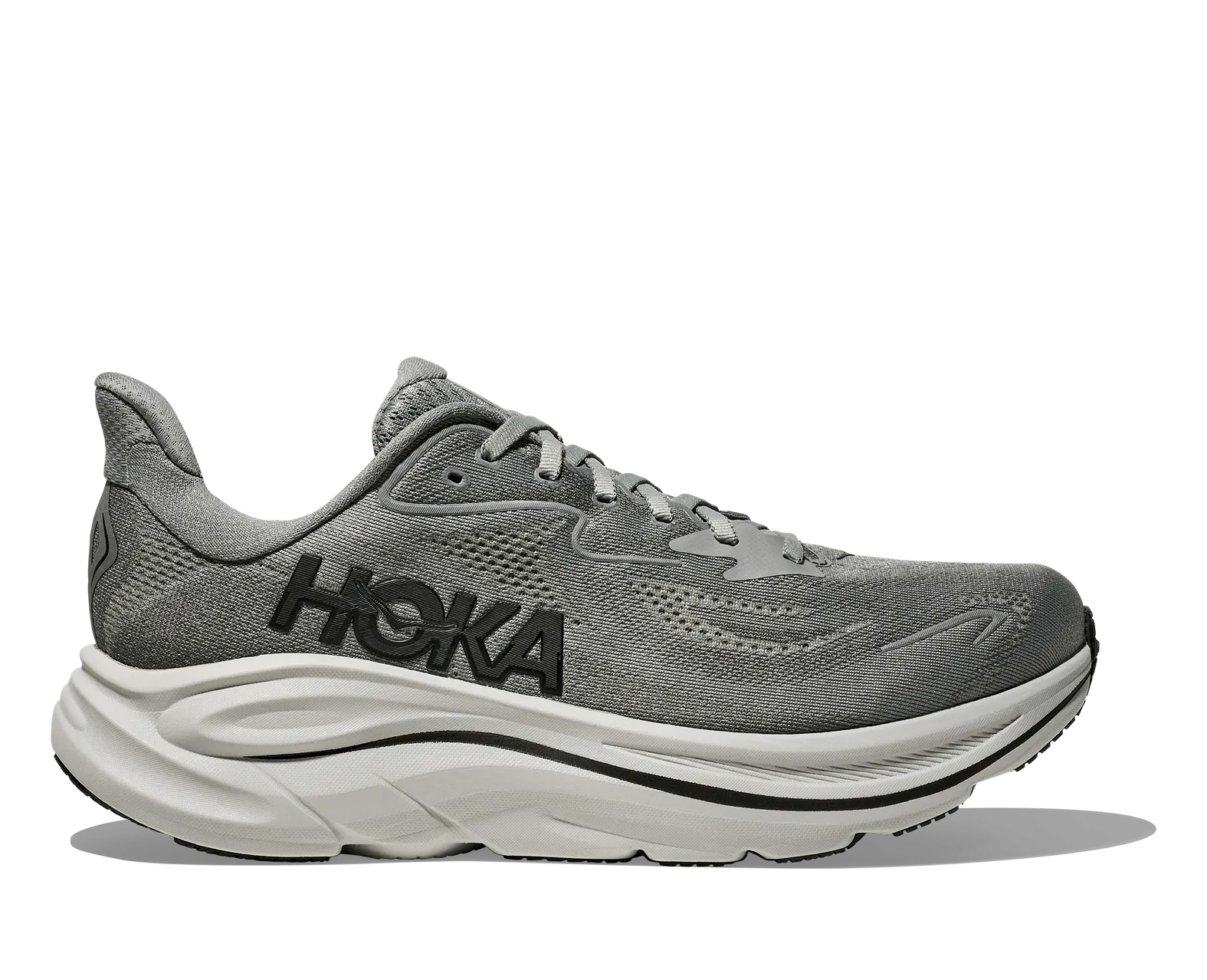 Hoka Men's CLIFTON 10 WIDE (2E) GALATIC GREY/ASTEROID