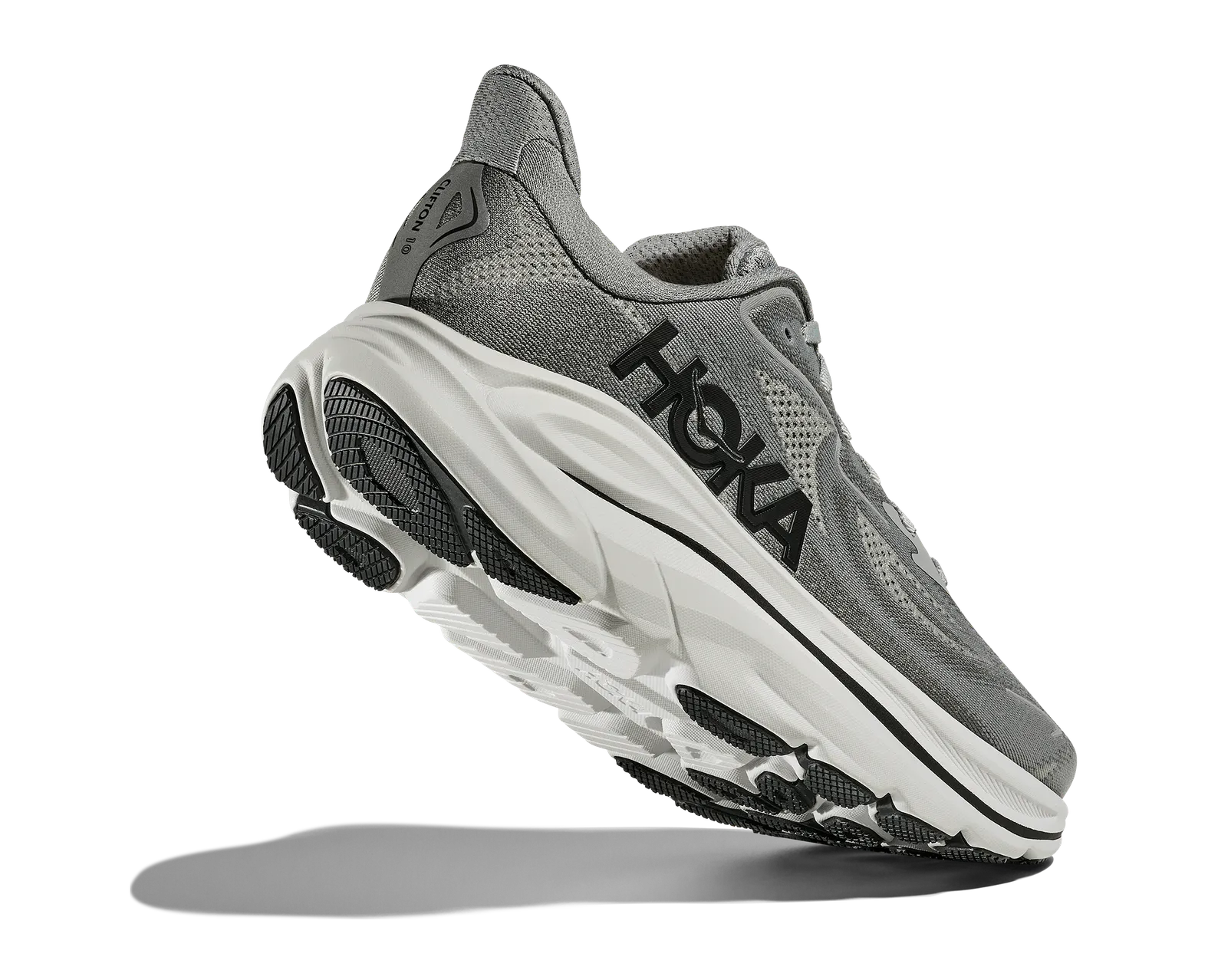 Hoka Men's CLIFTON 10 WIDE (2E) GALATIC GREY/ASTEROID
